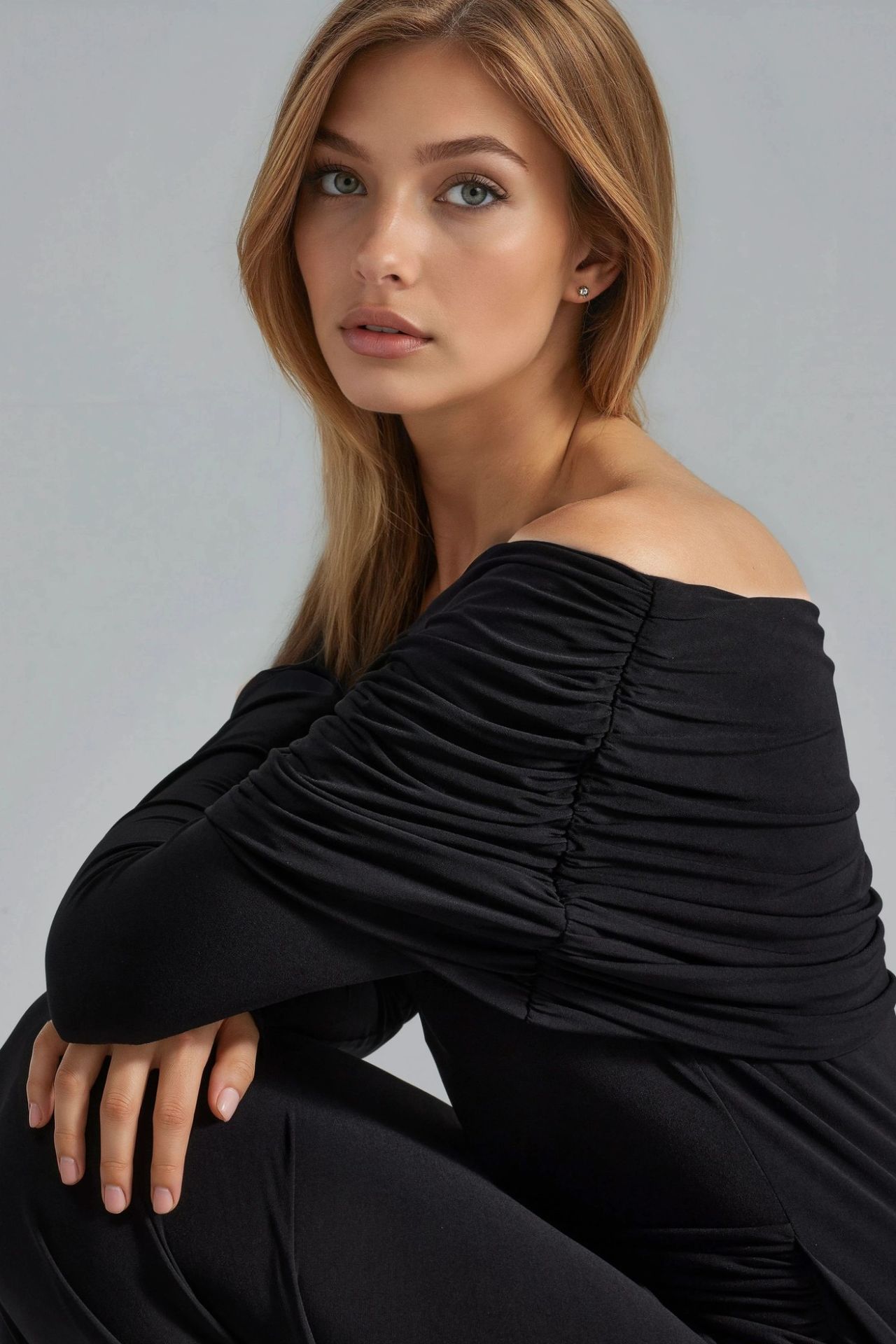 Asymmetrical Bodycon Maxi Dress with Slit 6