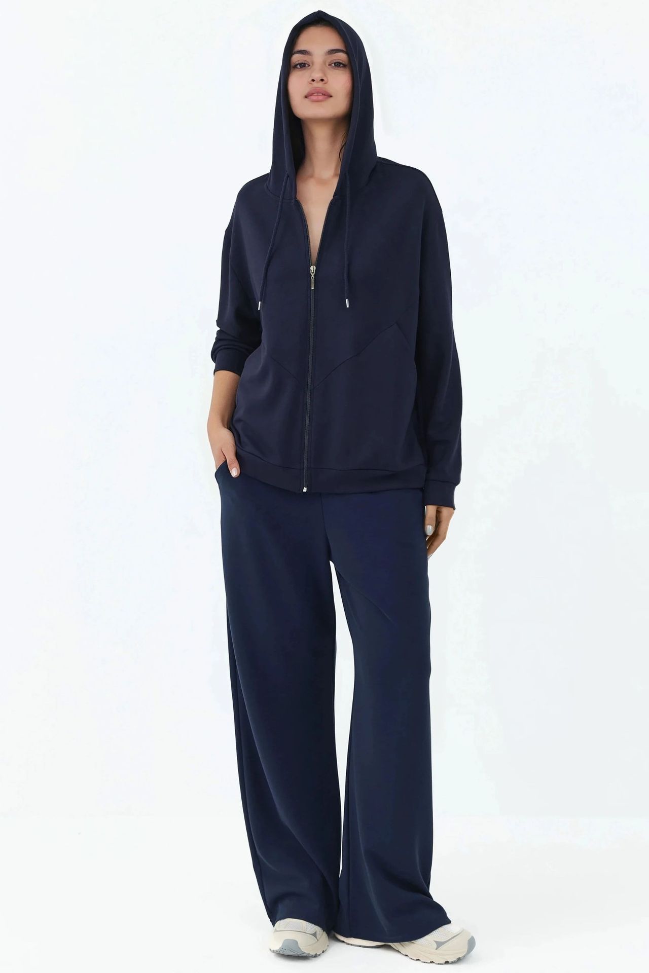 Soft Touch Full Zip Hoodie Sweatshirt 6