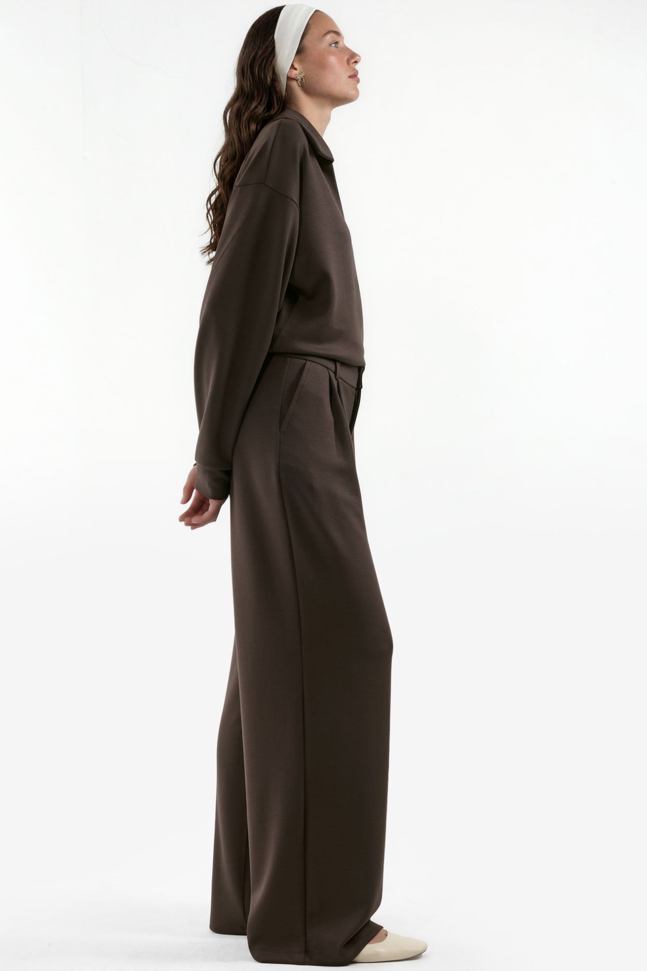 Soft Textured Trousers 5