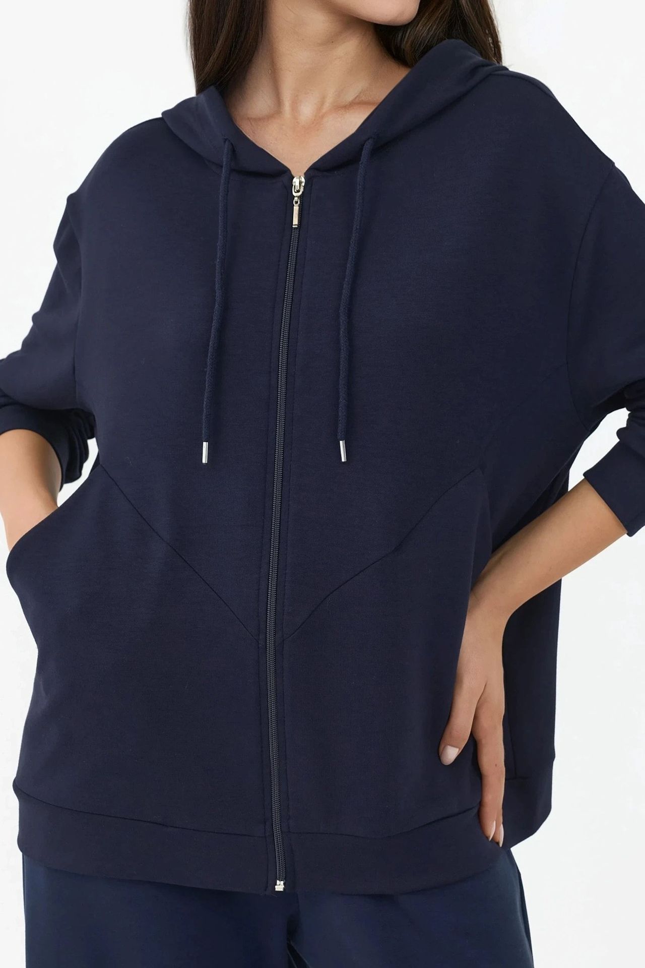 Soft Touch Full Zip Hoodie Sweatshirt 5