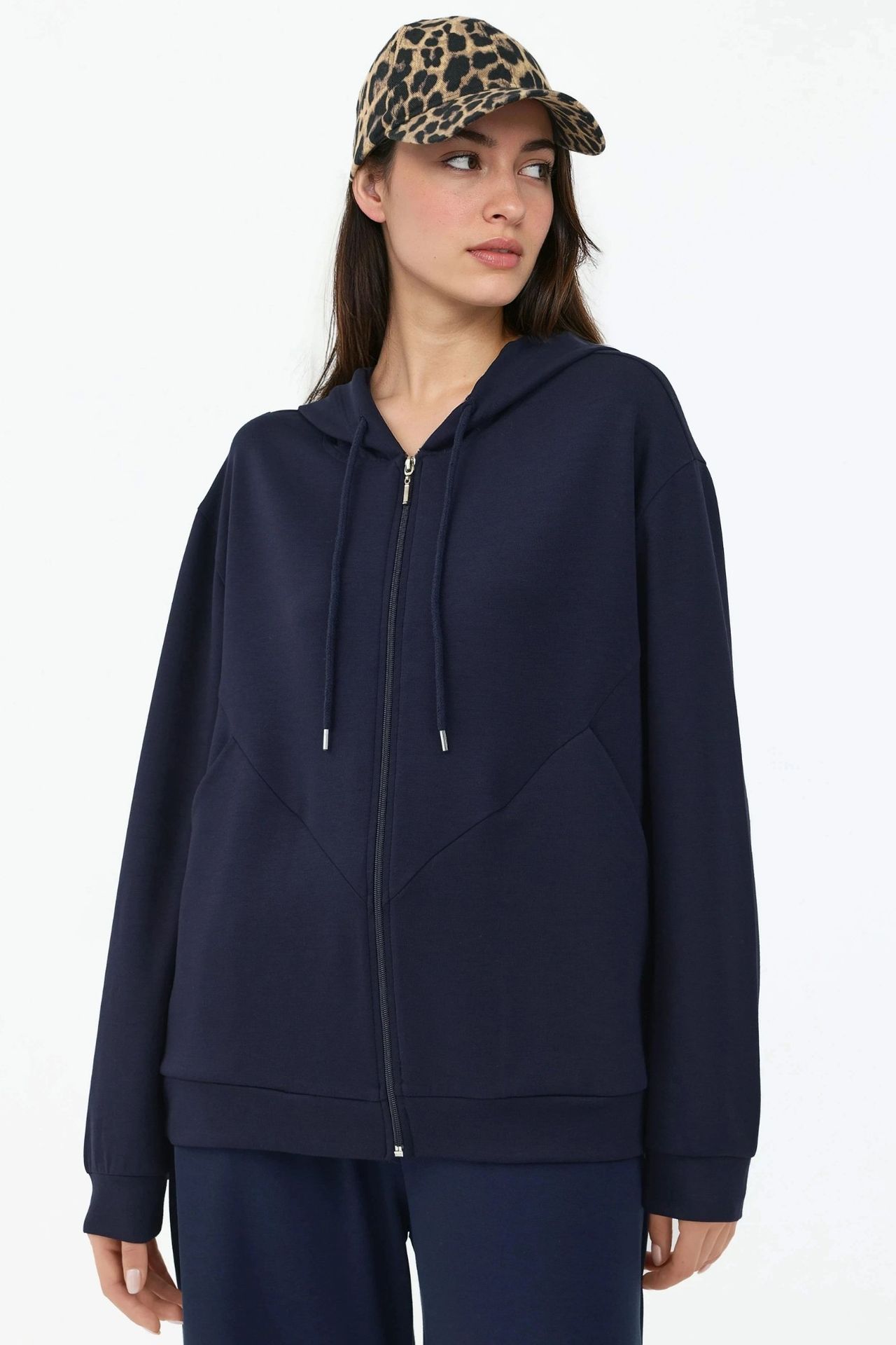Soft Touch Full Zip Hoodie Sweatshirt 4