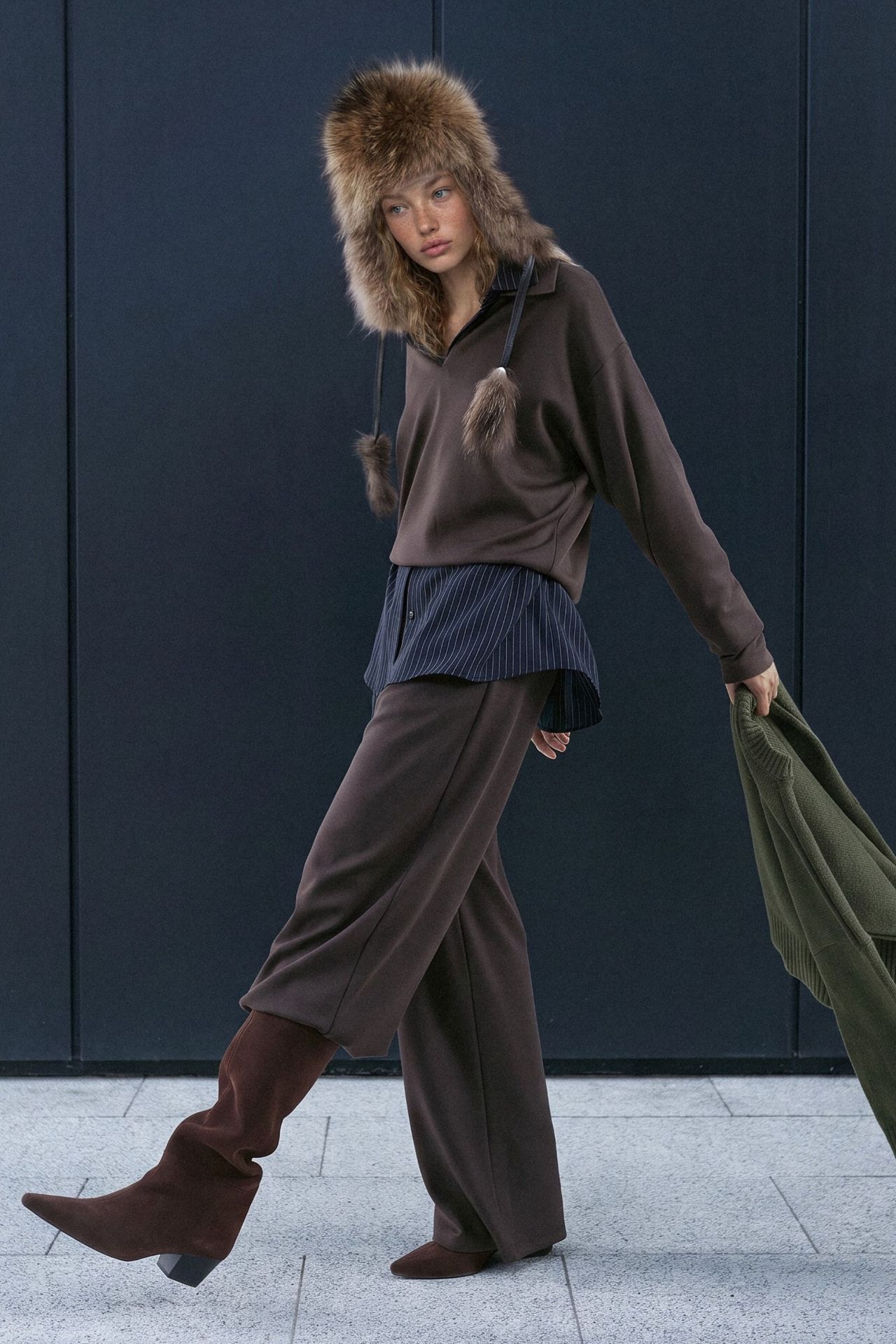 Soft Textured Trousers 6
