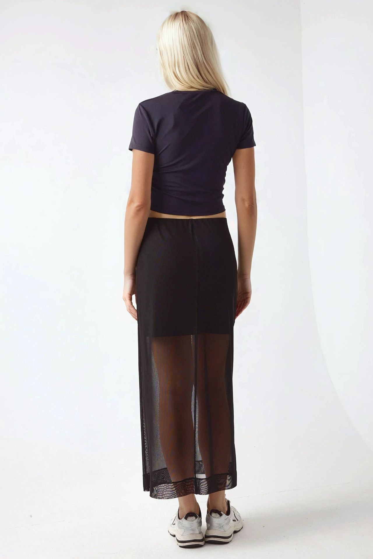High Waist Lace Midi Skirt Pika Collection 5