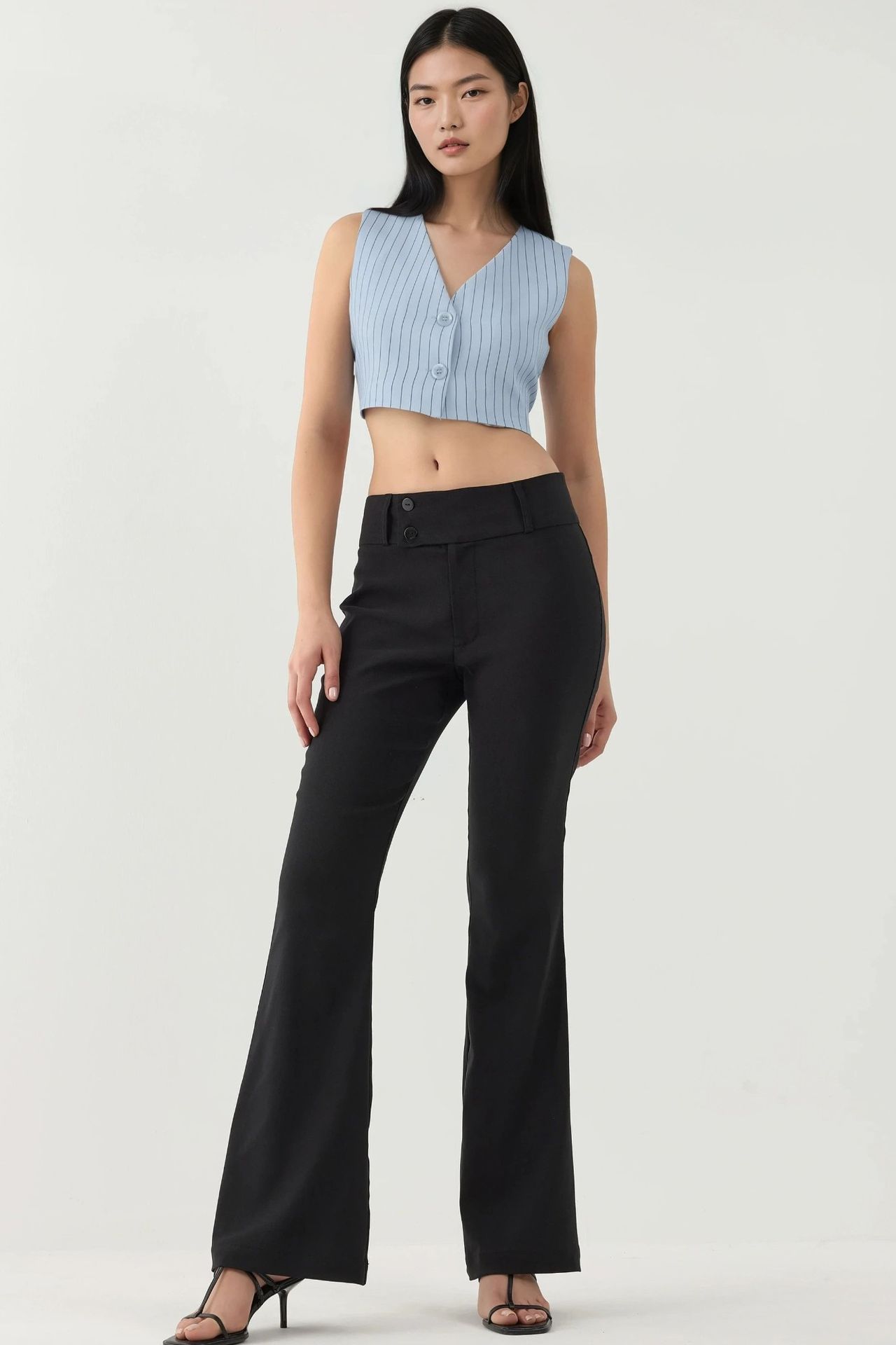 Low Waist Flare Pants 5
