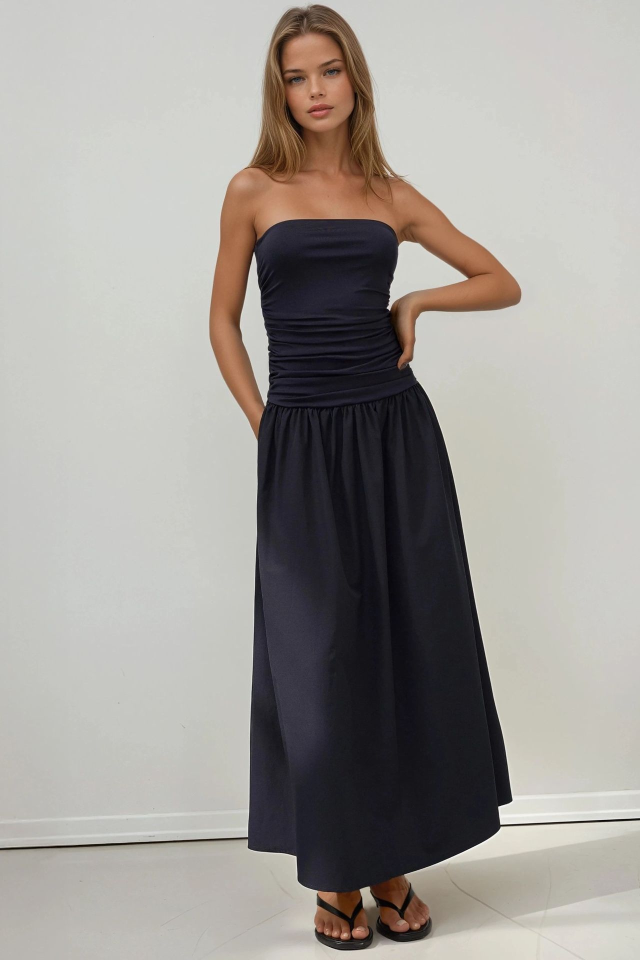 Strapless Maxi Dress Detail 4
