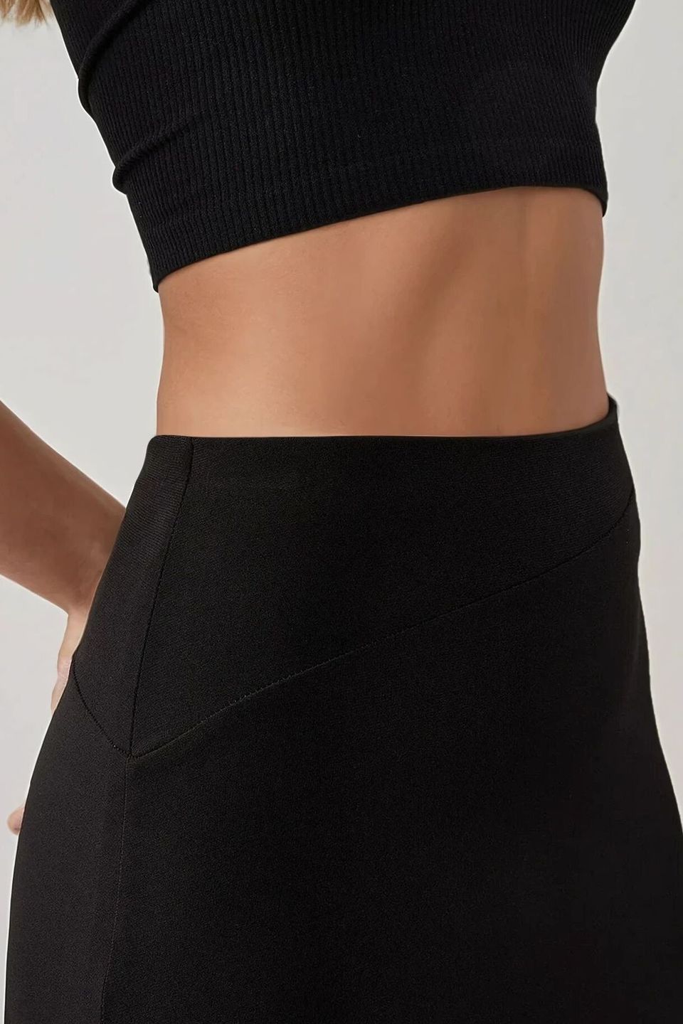 Maxi Ruffle Drape Skirt