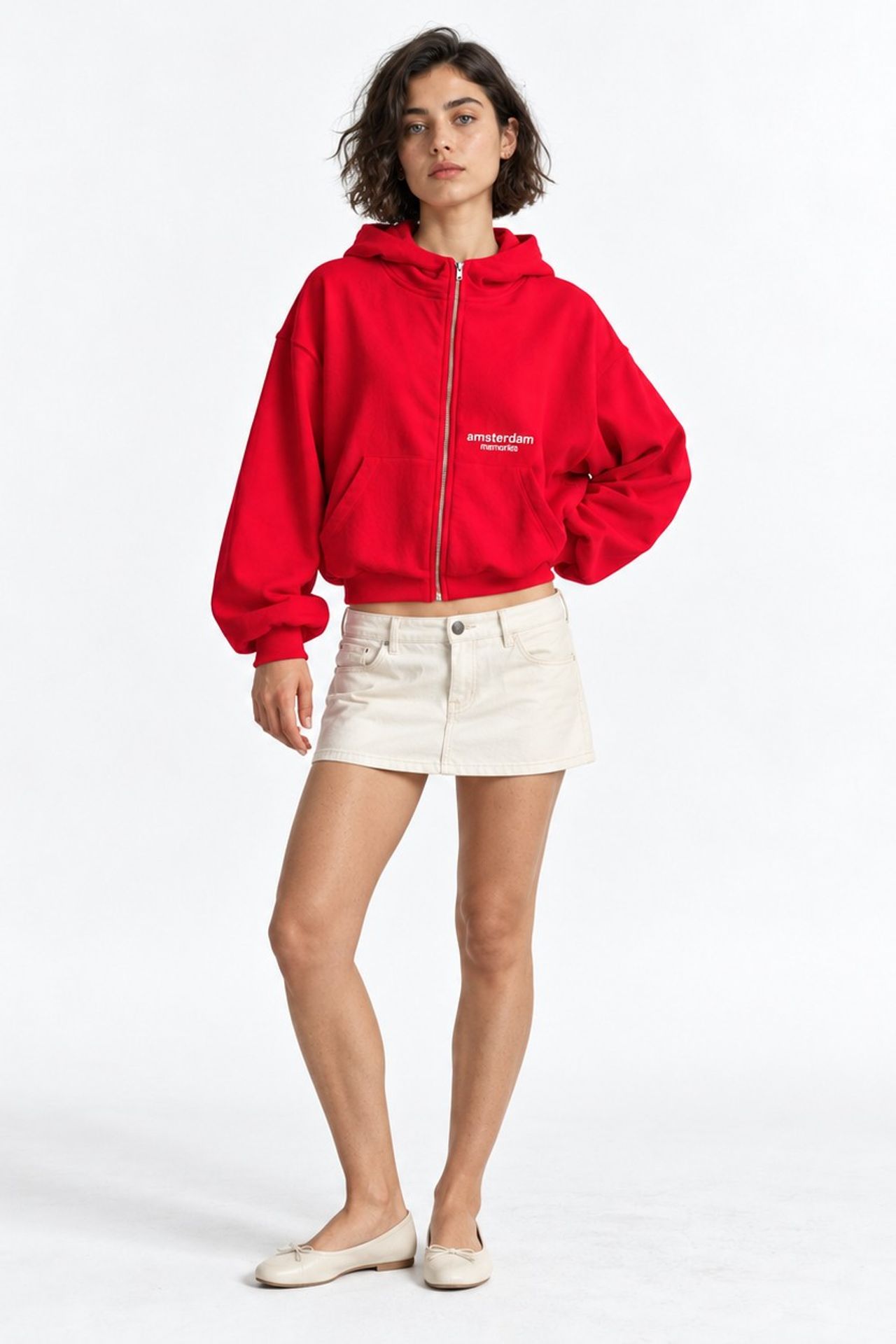 Zip-Up Hooded Sweatshirt 6