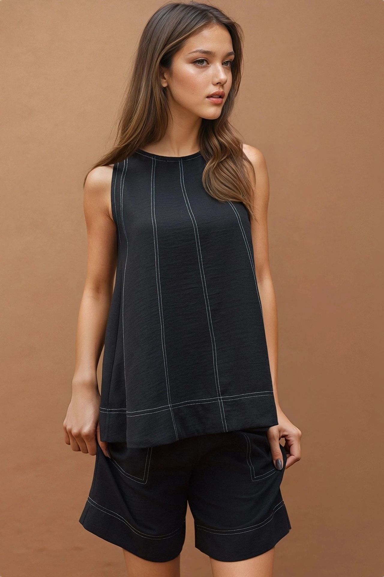 Stitch Detail Relax Fit Co-ord Set 1