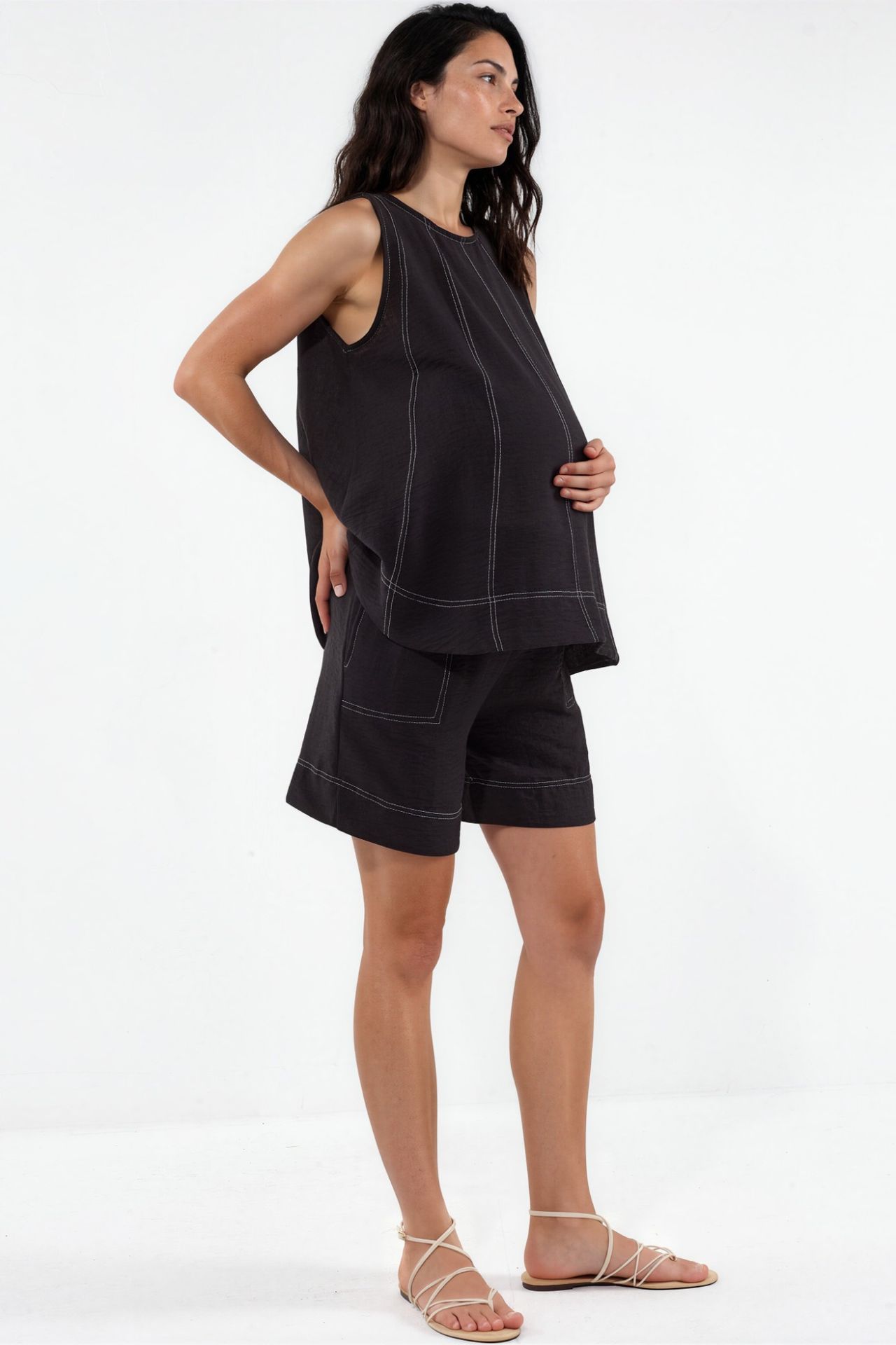 Stitch Detail Relax Fit Co-ord Set 4