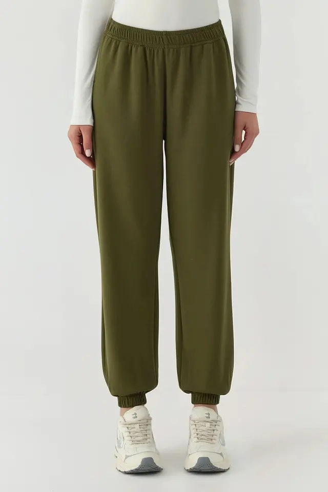 Elastic Waist Modal Touch Jogger Pants