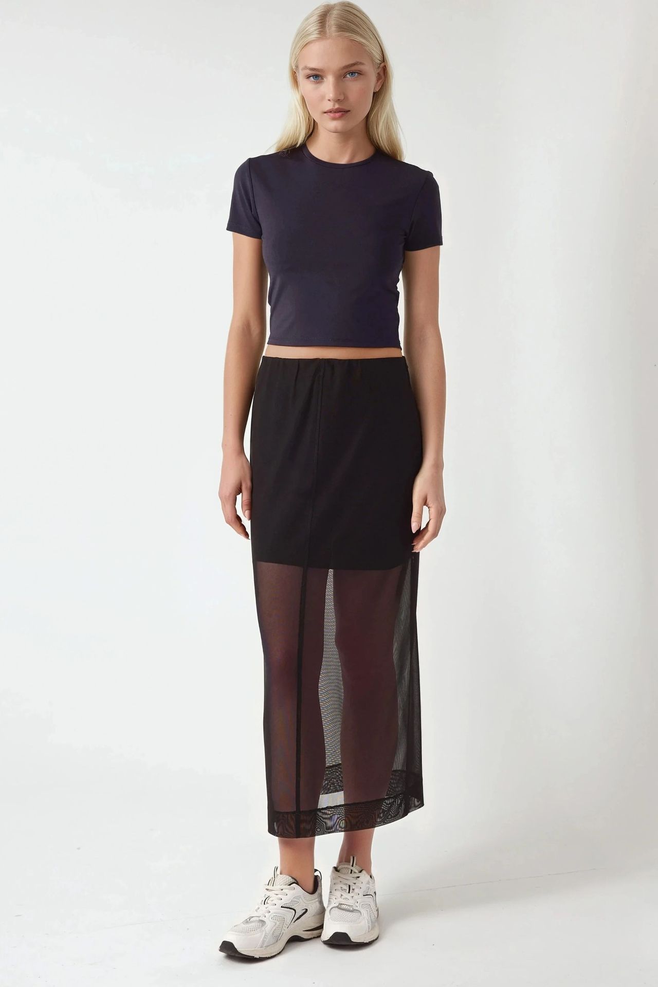 High Waist Lace Midi Skirt Pika Collection 4