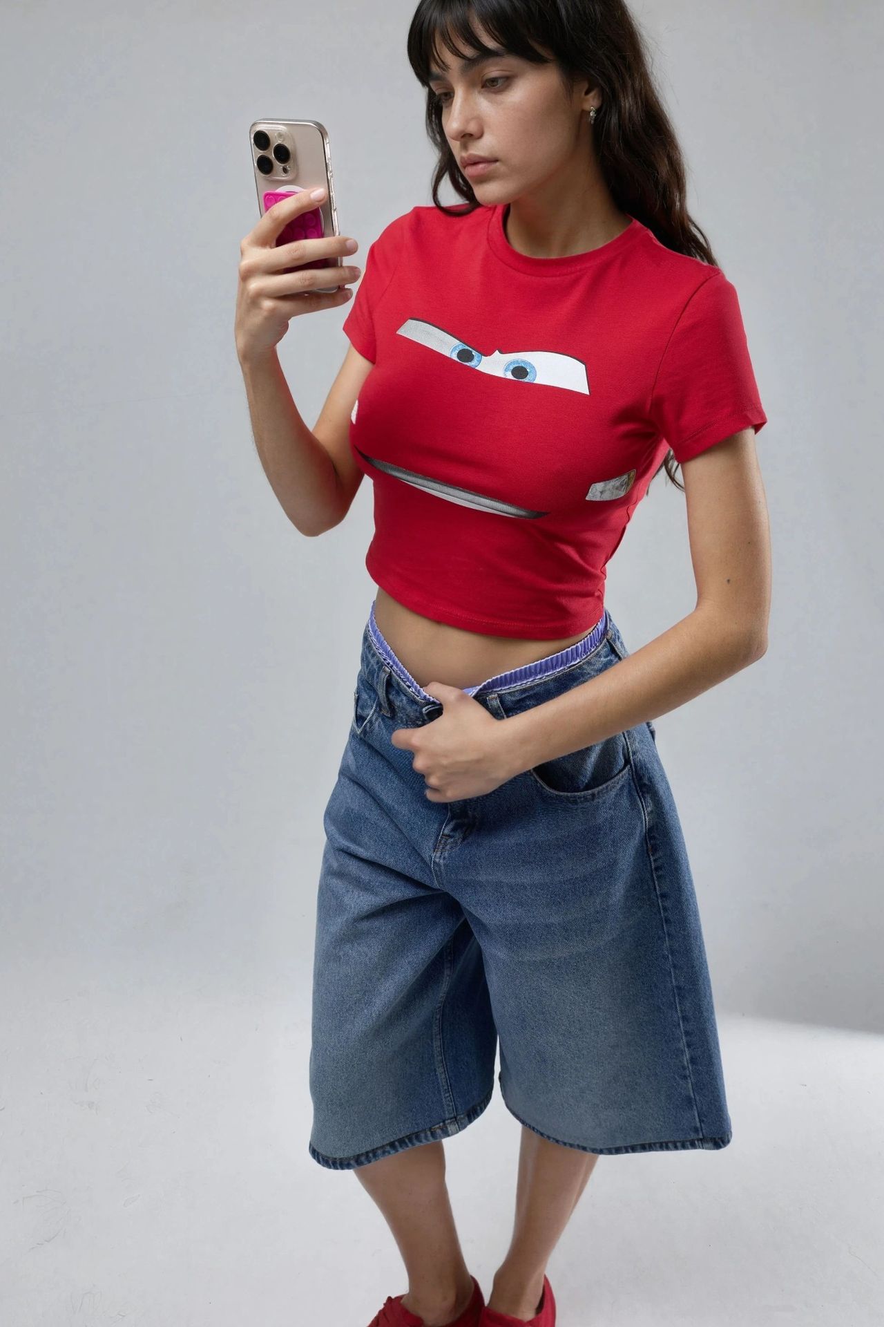 Short Sleeve Car Print T-Shirt 2