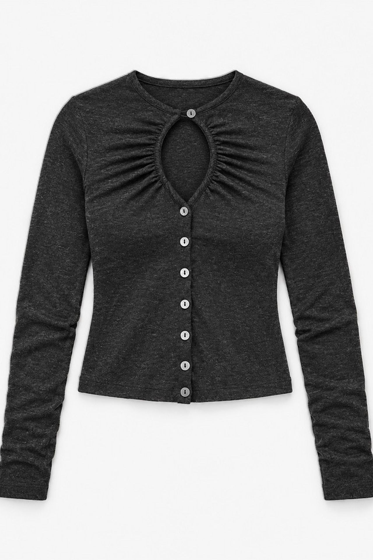 Jacket with Split Neckline 2