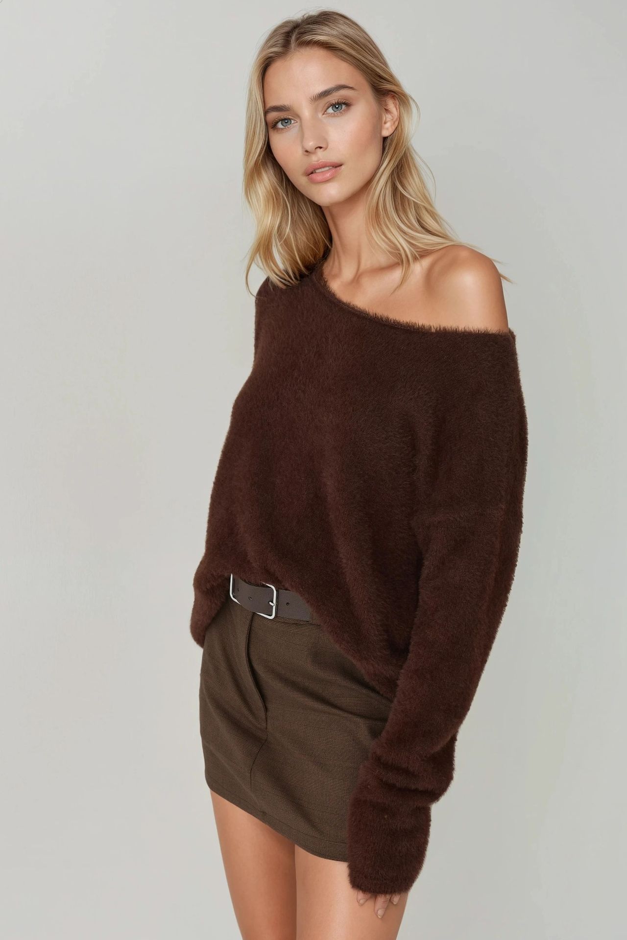 Boat Neck Relaxed Fit Jumper 2