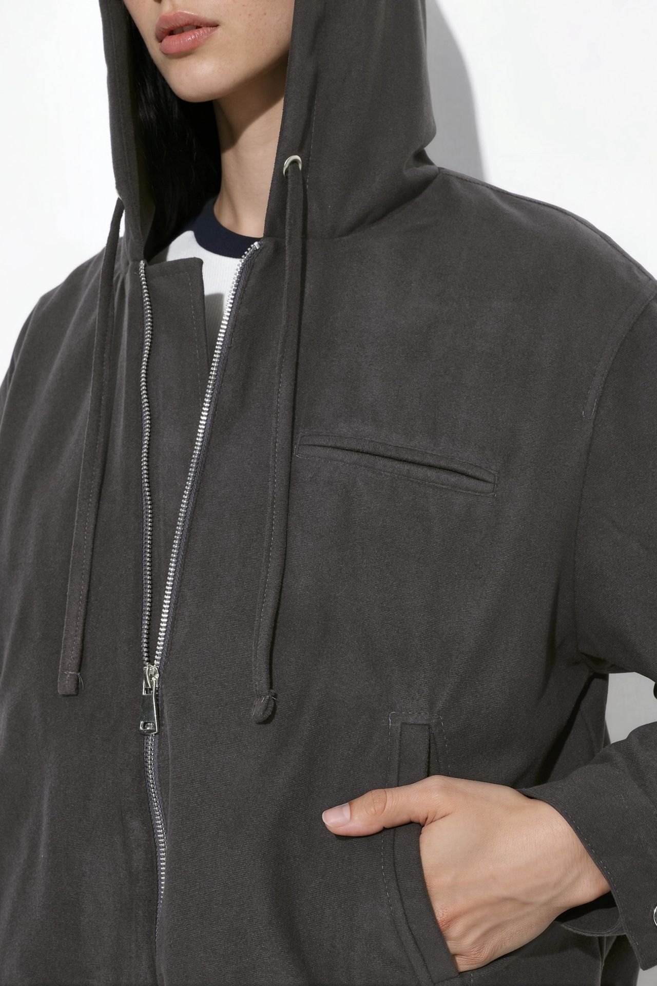 Zip-Up Hooded Jacket 5