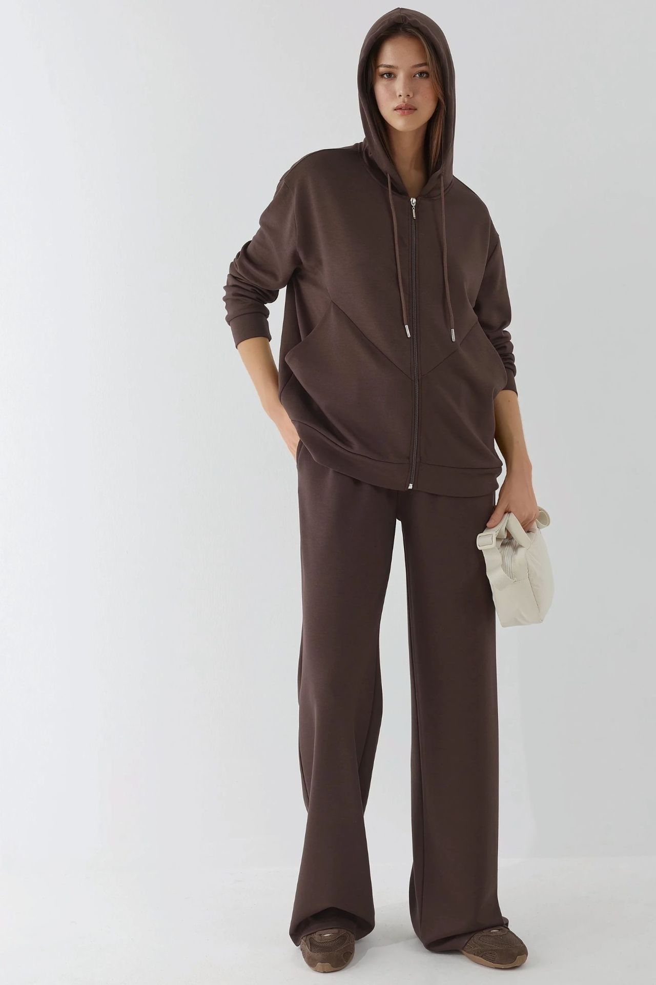 Soft Touch Full Zip Hoodie Sweatshirt