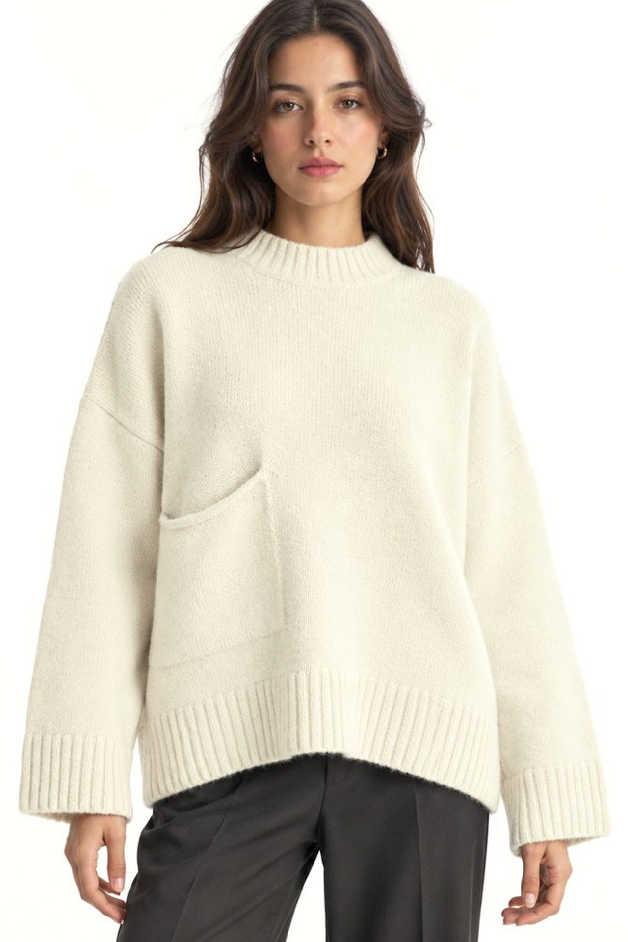 VIORNA Bisiklet Yaka Sweatshirt 1