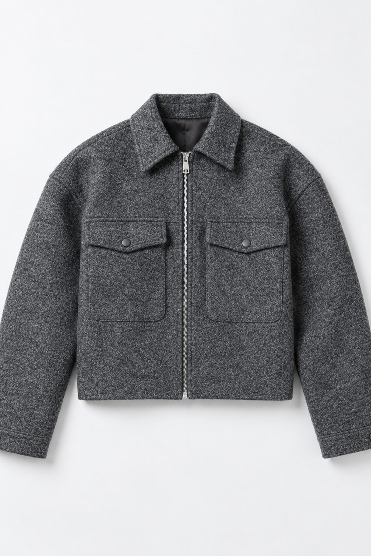 Textured Jacket with Pocket Detail 2