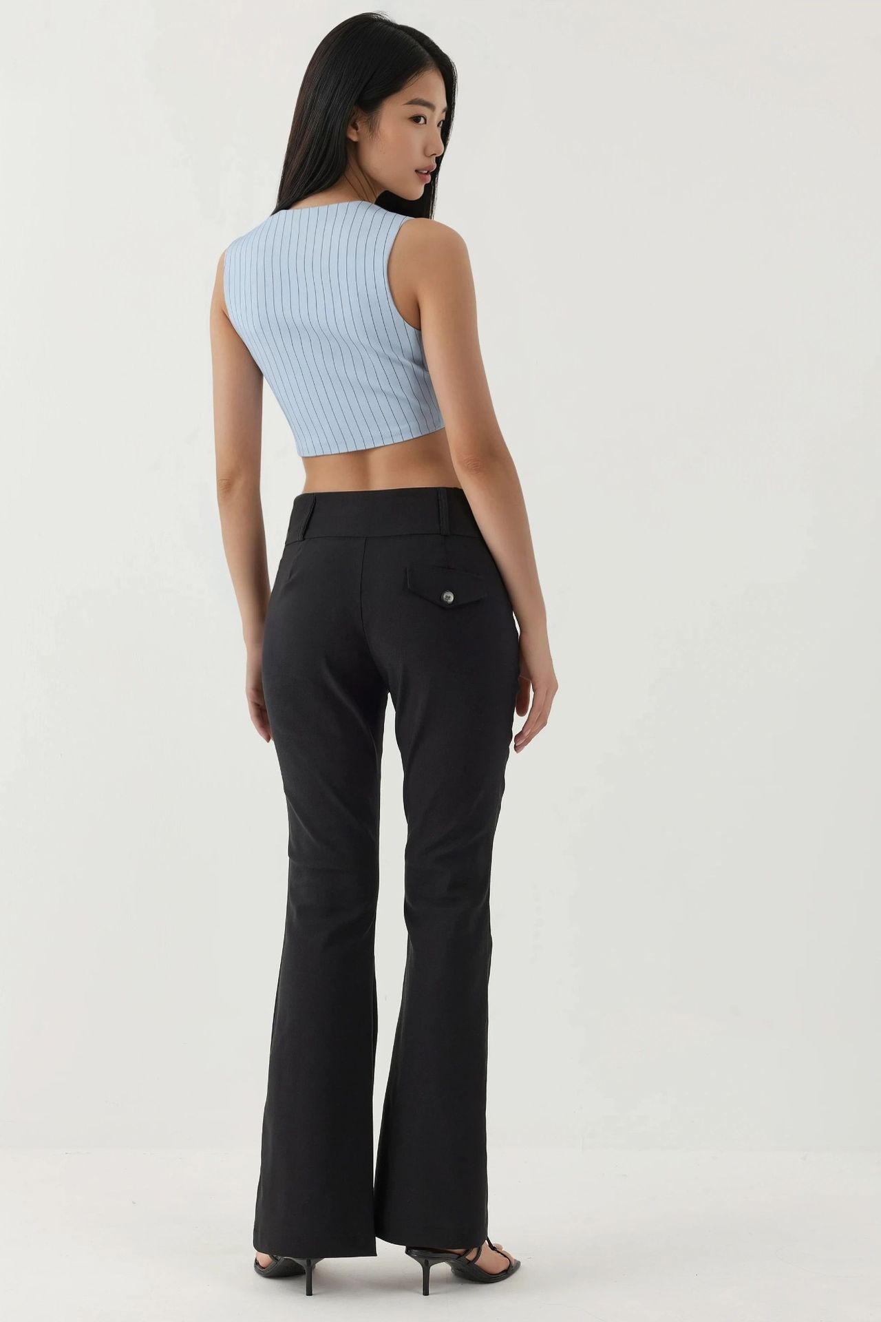 Low Waist Flare Pants 3
