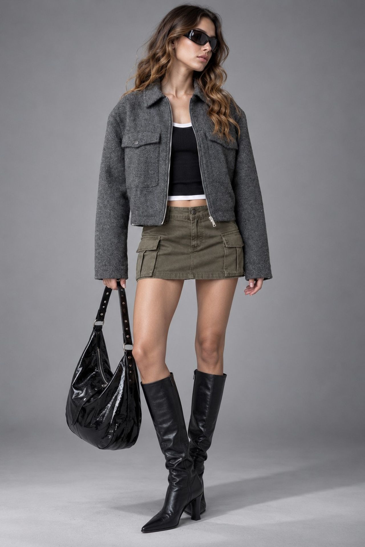 Textured Jacket with Pocket Detail 3