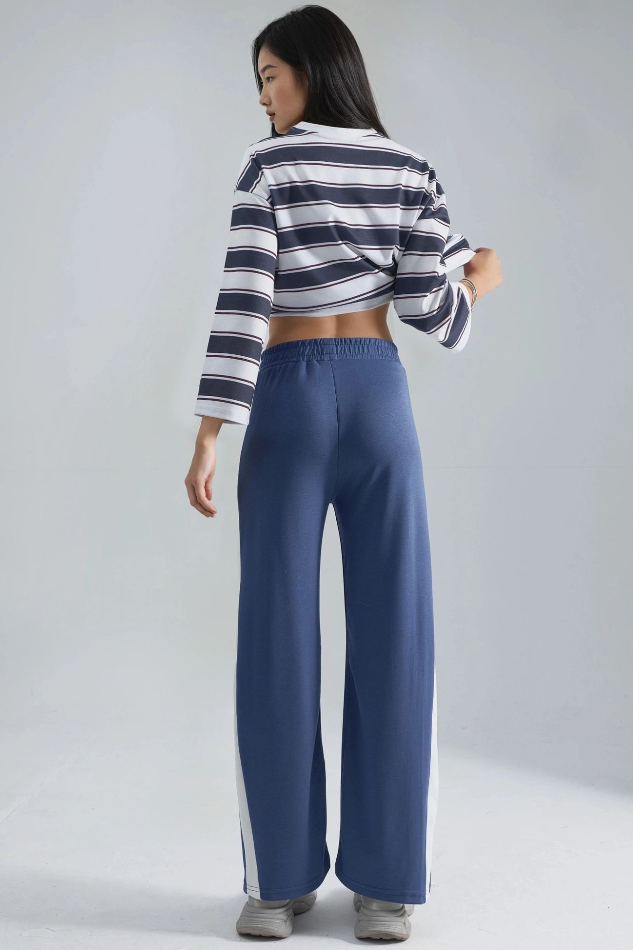 Modal Touch Contrast Detail Pants Bersan Collection 3