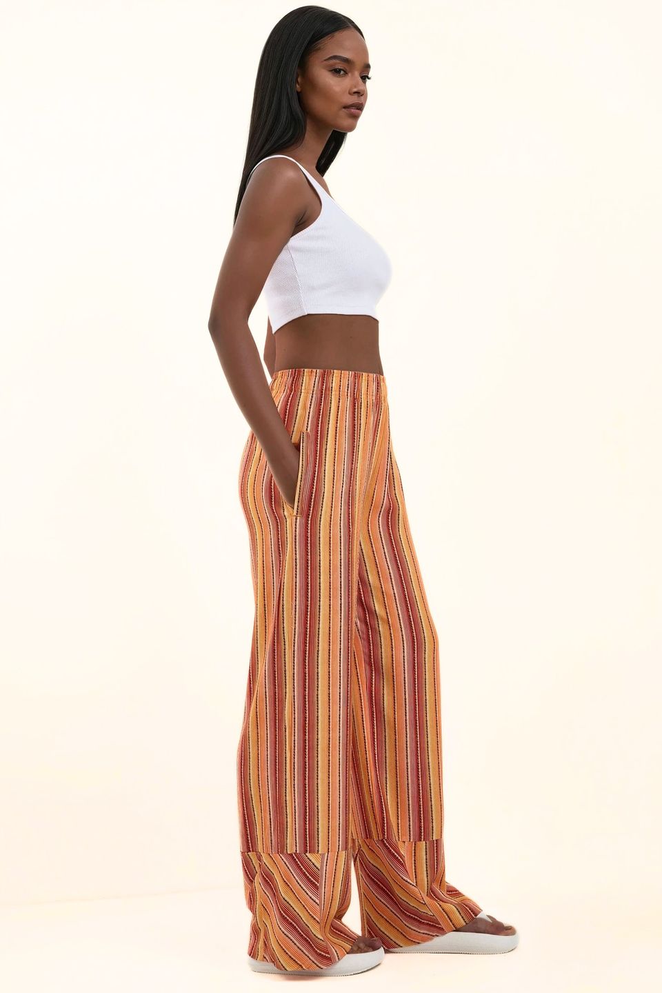 【THE MOZZ】Ankh One Tuck Wide Cotton Pants New Trousers