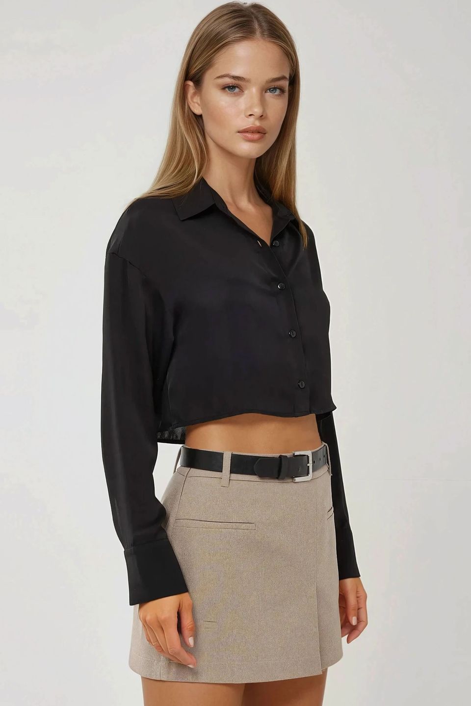Woven Mini Skort