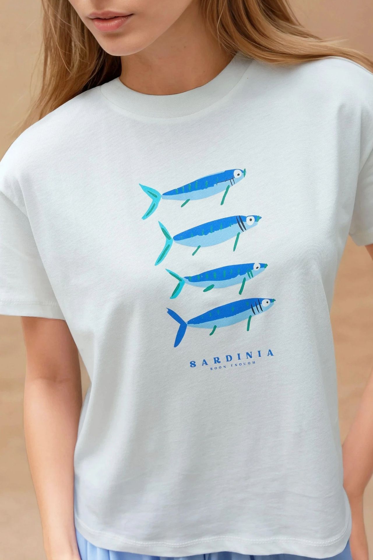 Printed Regular Fit Crew Neck 100% Cotton T-shirt 2