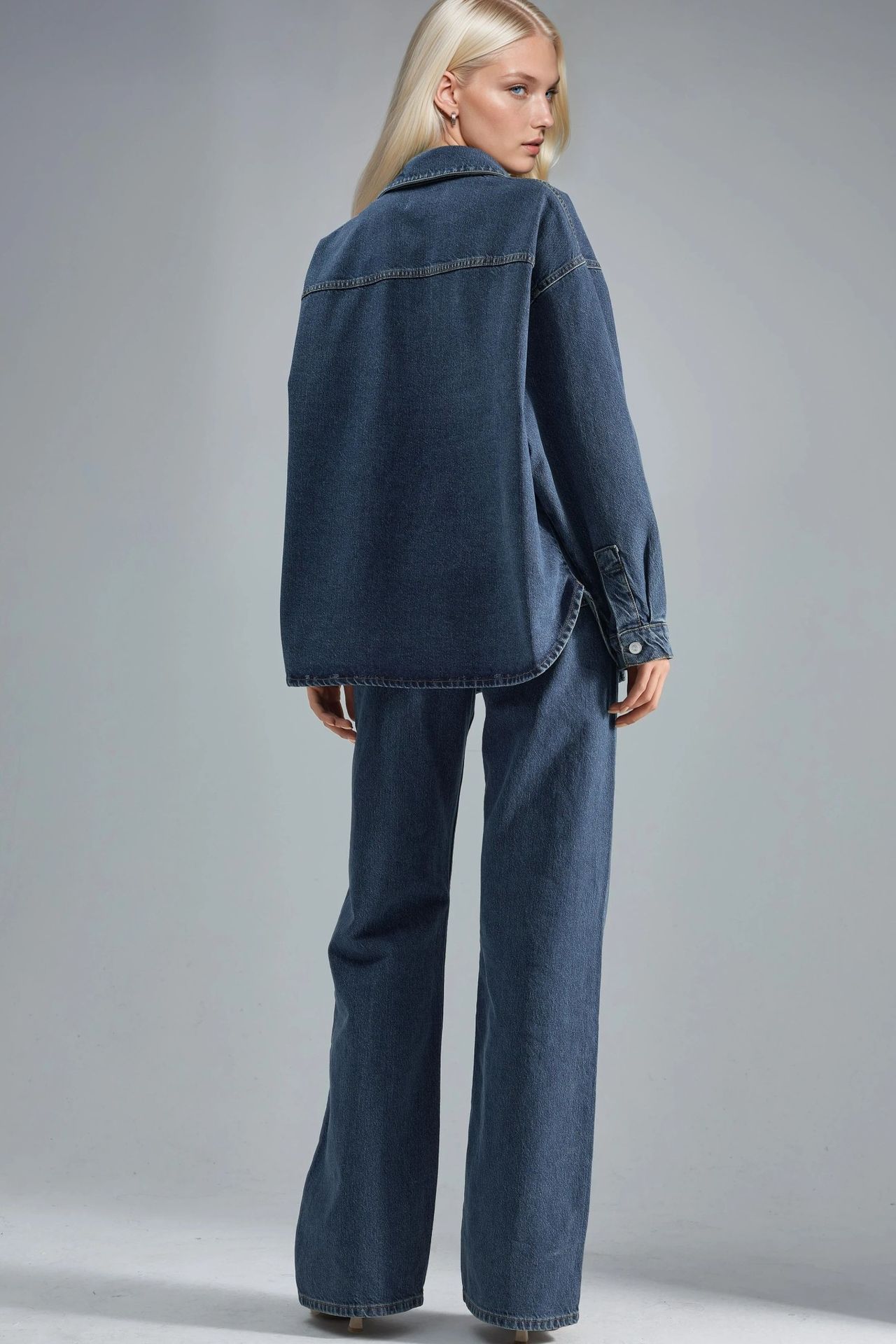 SQUALO Jacket and Jeans Denim Two-Piece 3