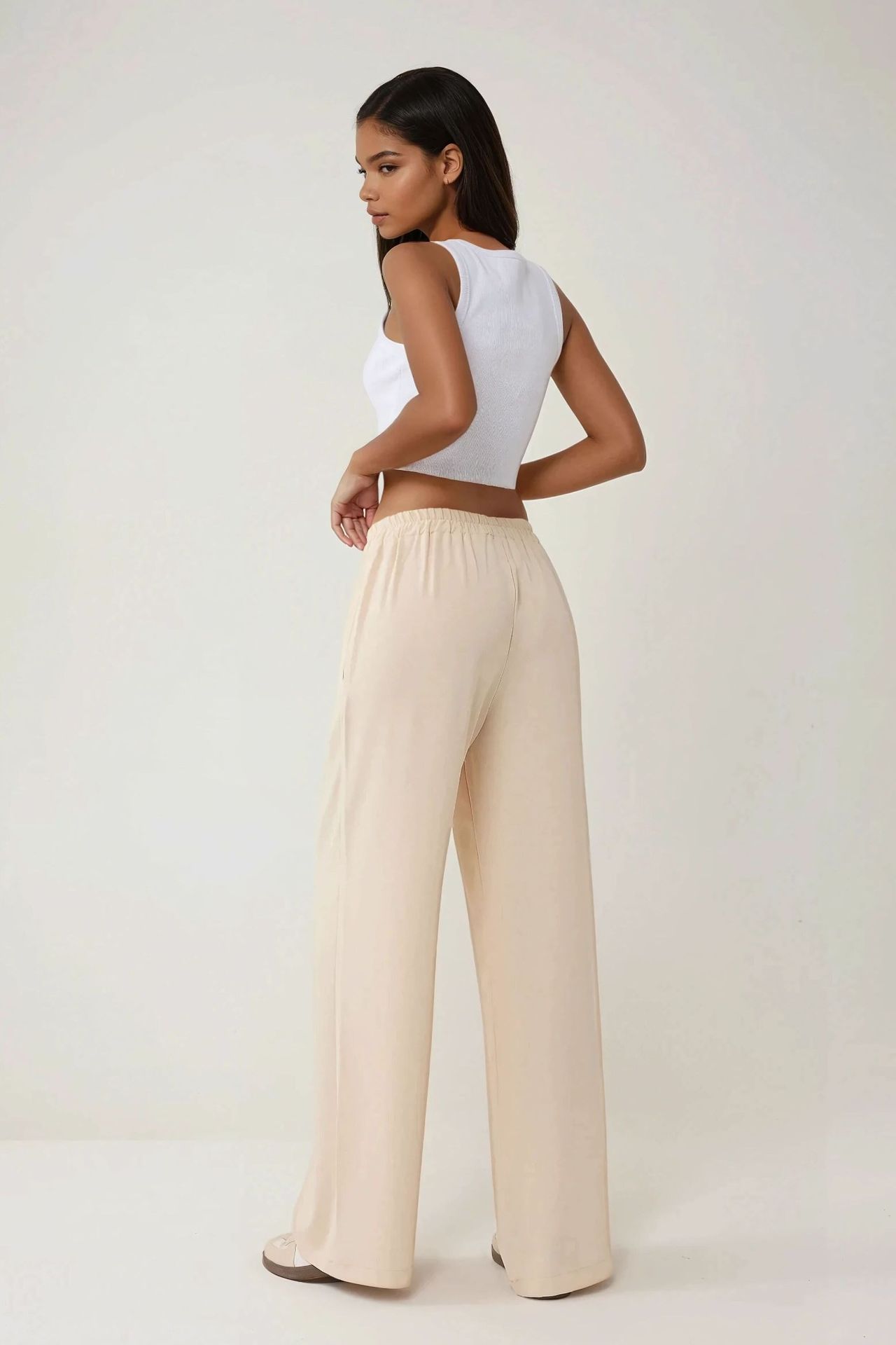 High Waist Wide Leg Pants