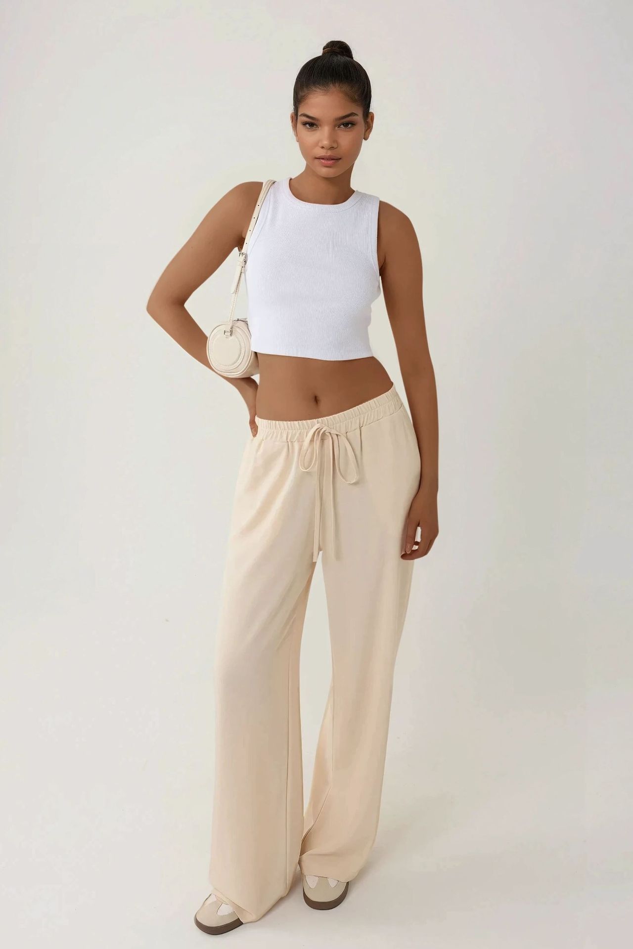 High Waist Wide Leg Pants