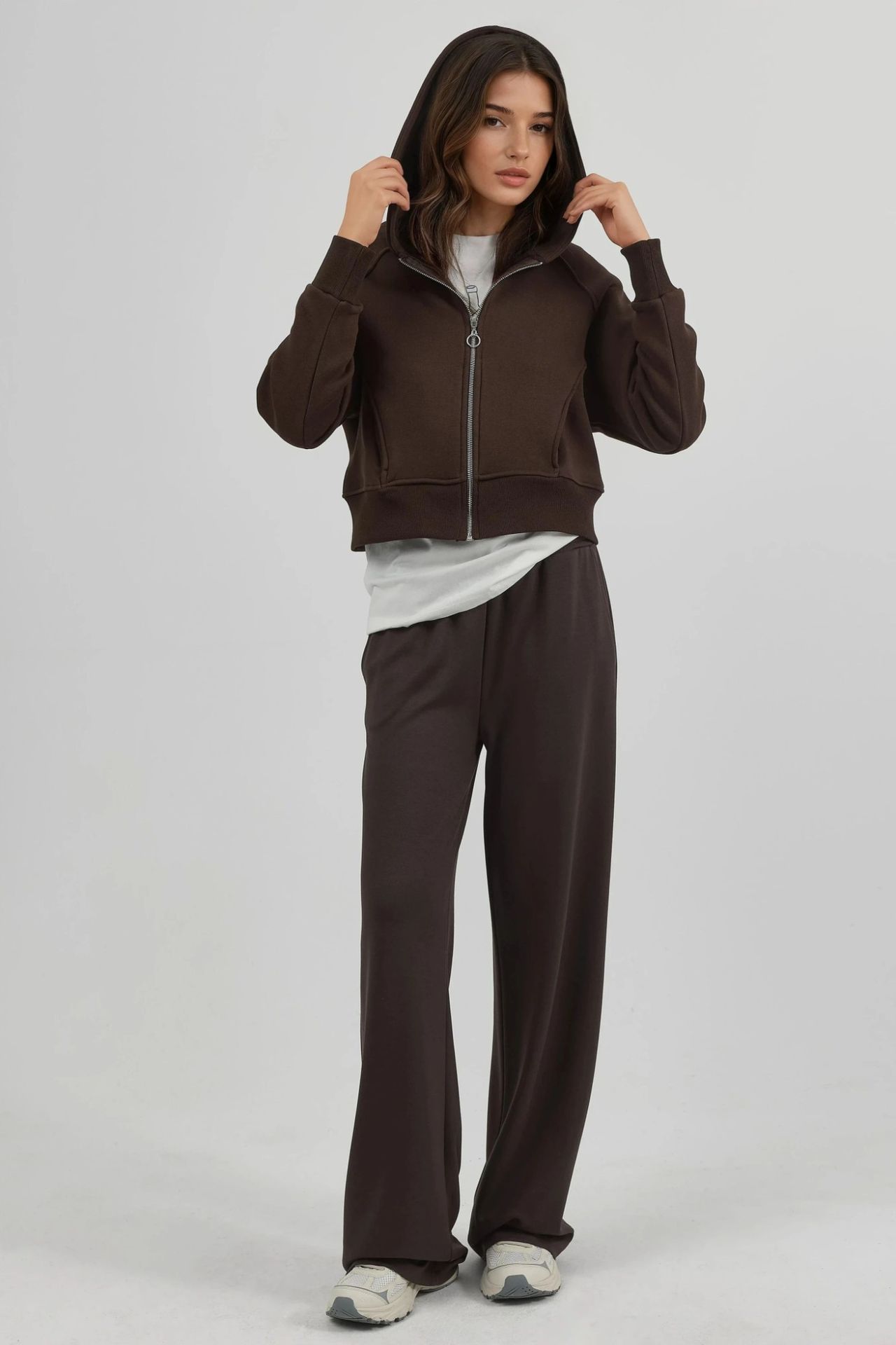 Relaxed Fit Zippered Hoodie 2