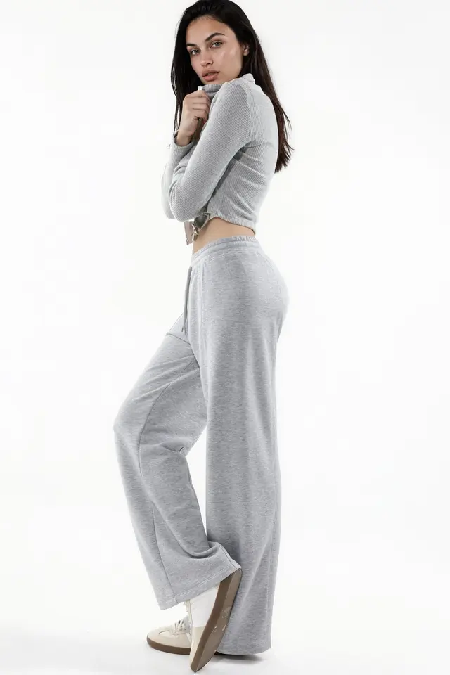 Wide Leg Jogger Pants