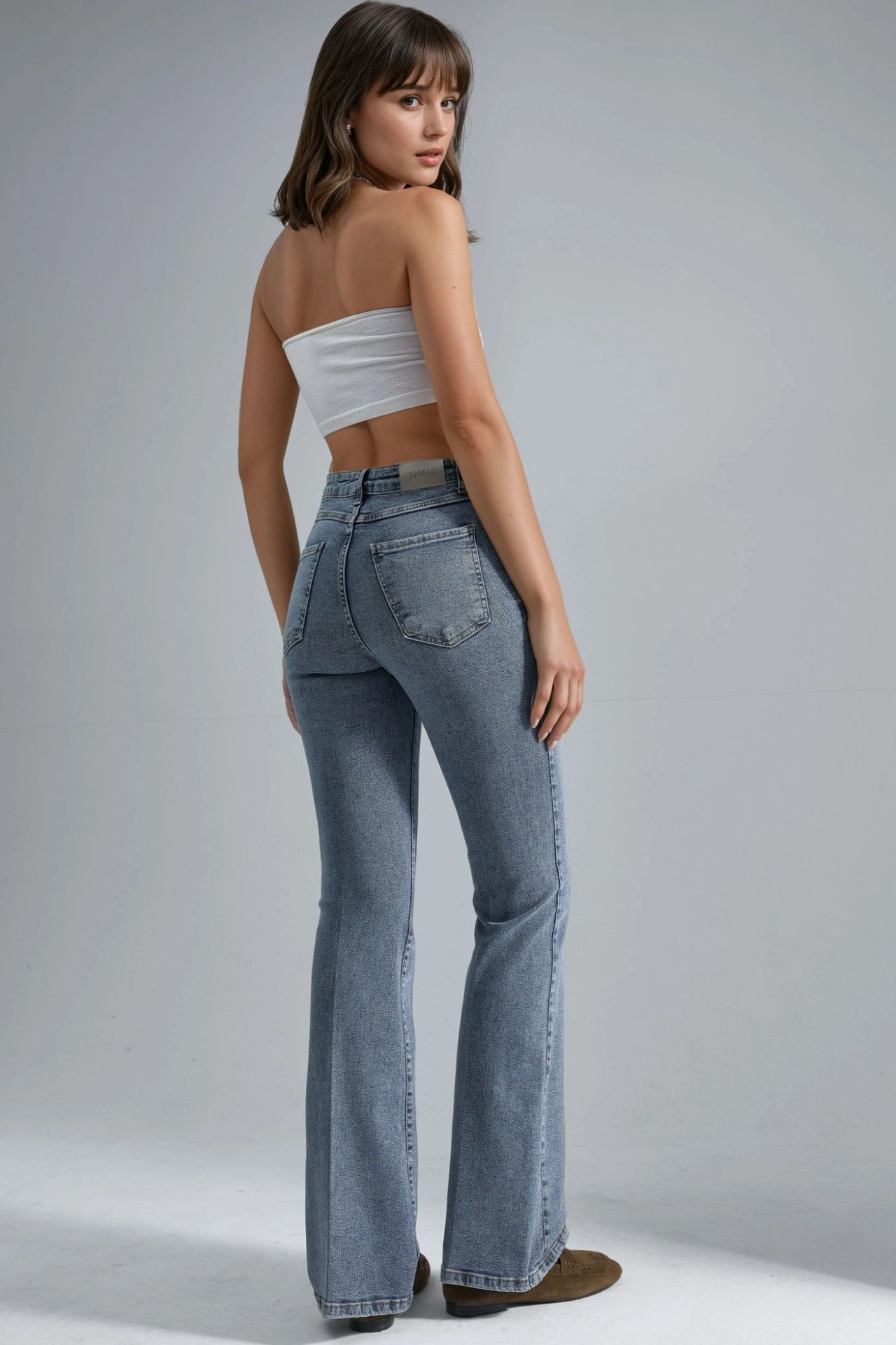 High Waist Flare Jeans 3