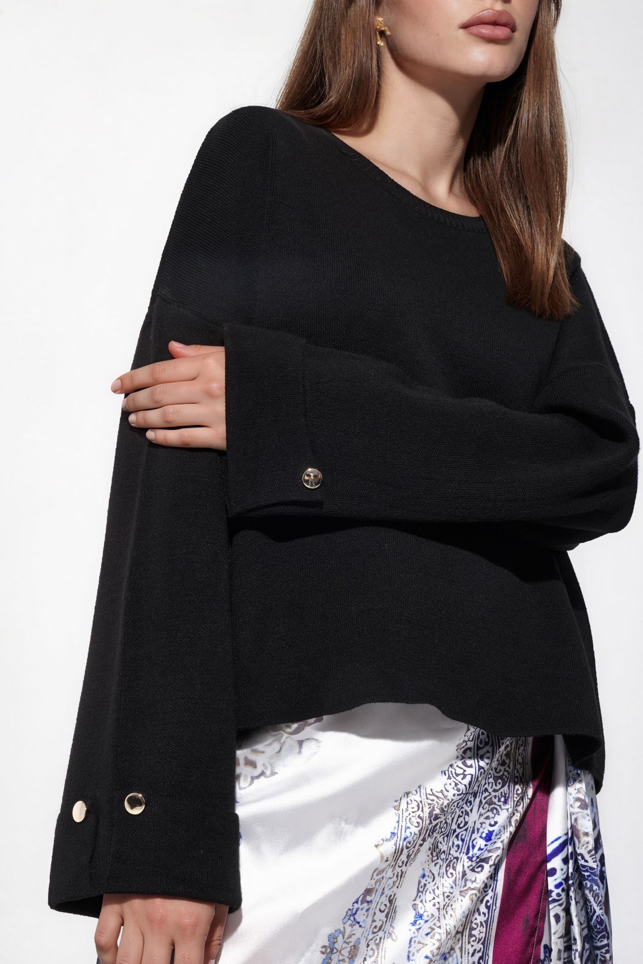 Button Detailed Knit Sweater 5