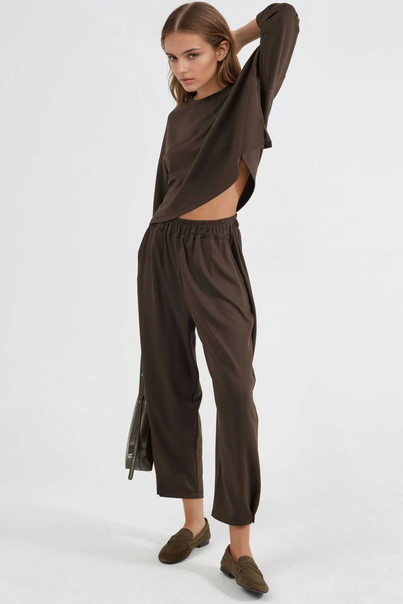 Modal Touch Blouse & Salwar Pants Co-ord Set Bersan Collection 6