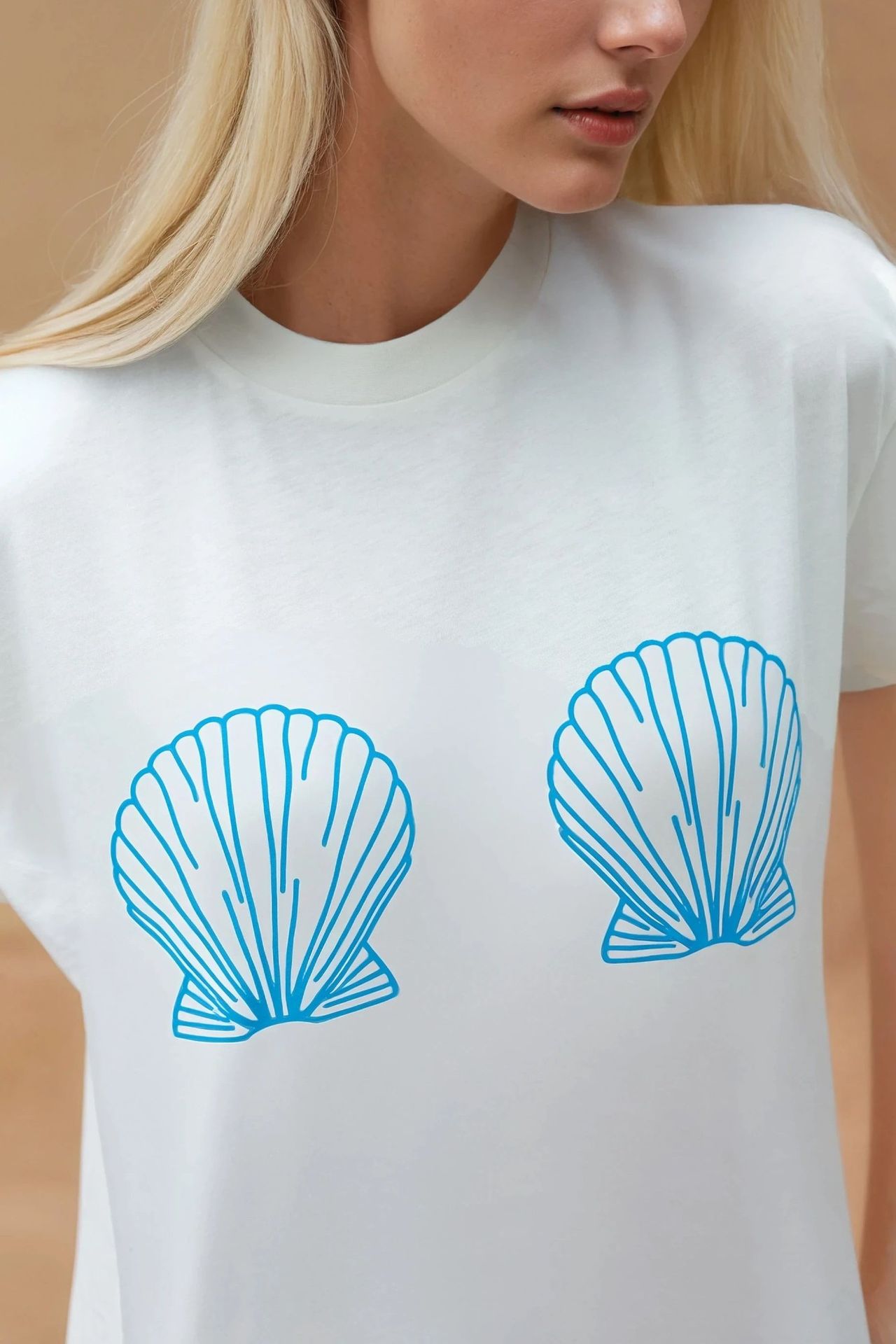 Printed Regular Fit Crew Neck 100% Cotton T-shirt 3