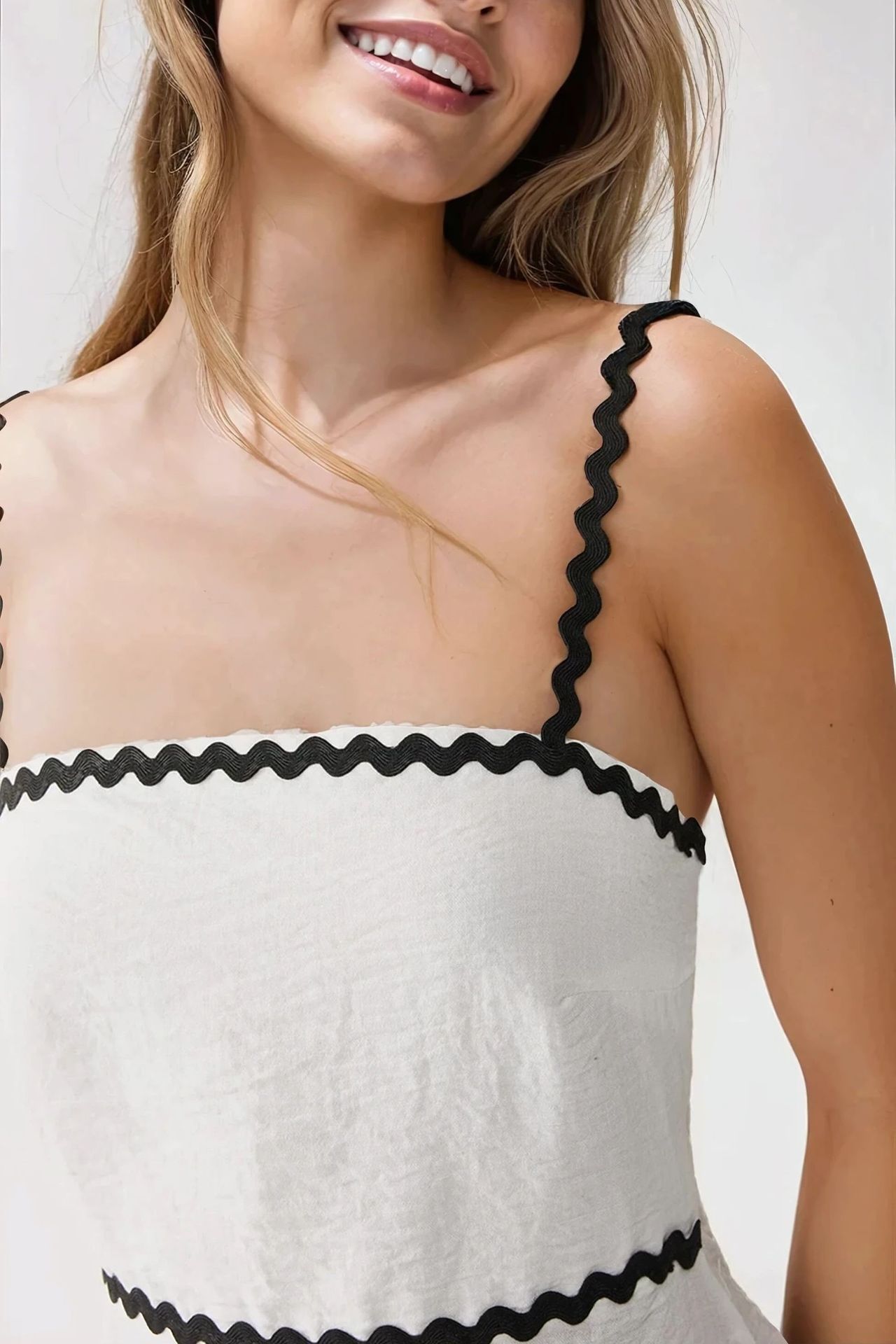 Square Collar Maxi Dress