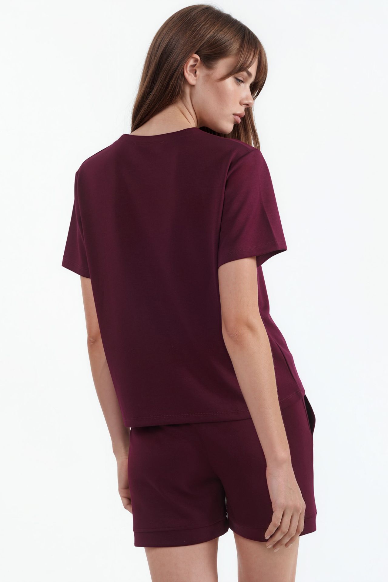 Crew Neck Embroidered Two-Piece Co-ord Set 3