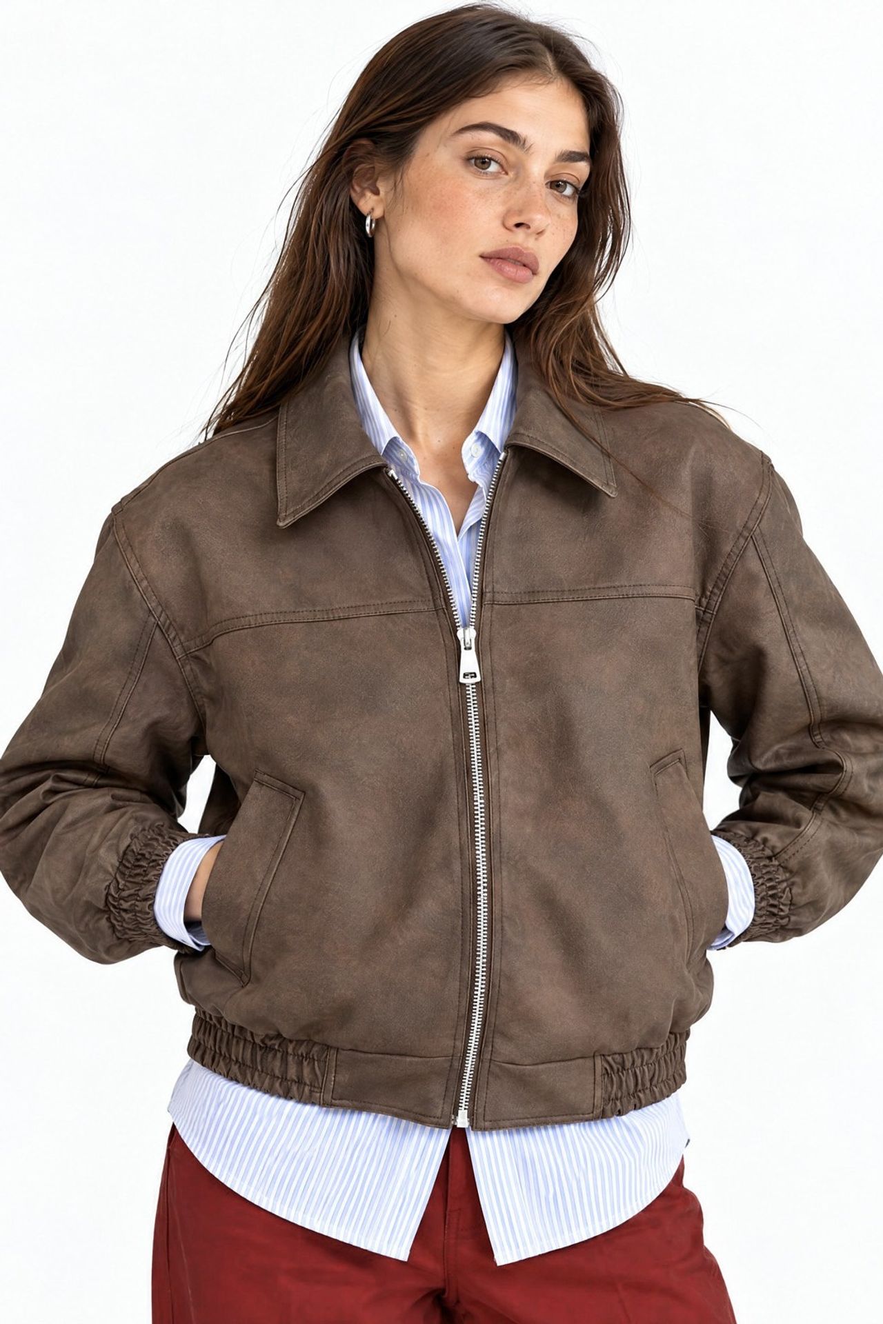 Faux Leather Jacket 1