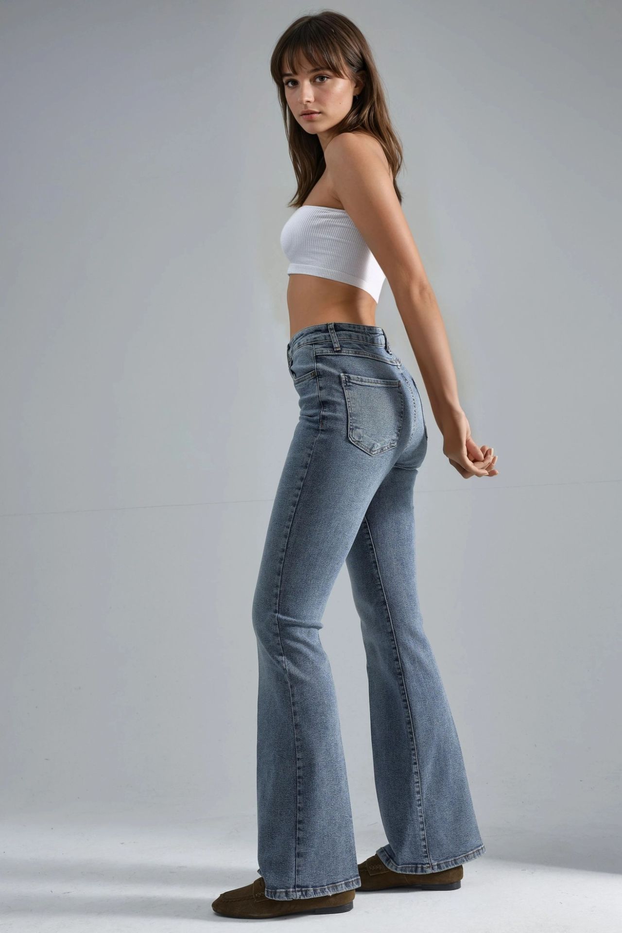 High Waist Flare Jeans 4