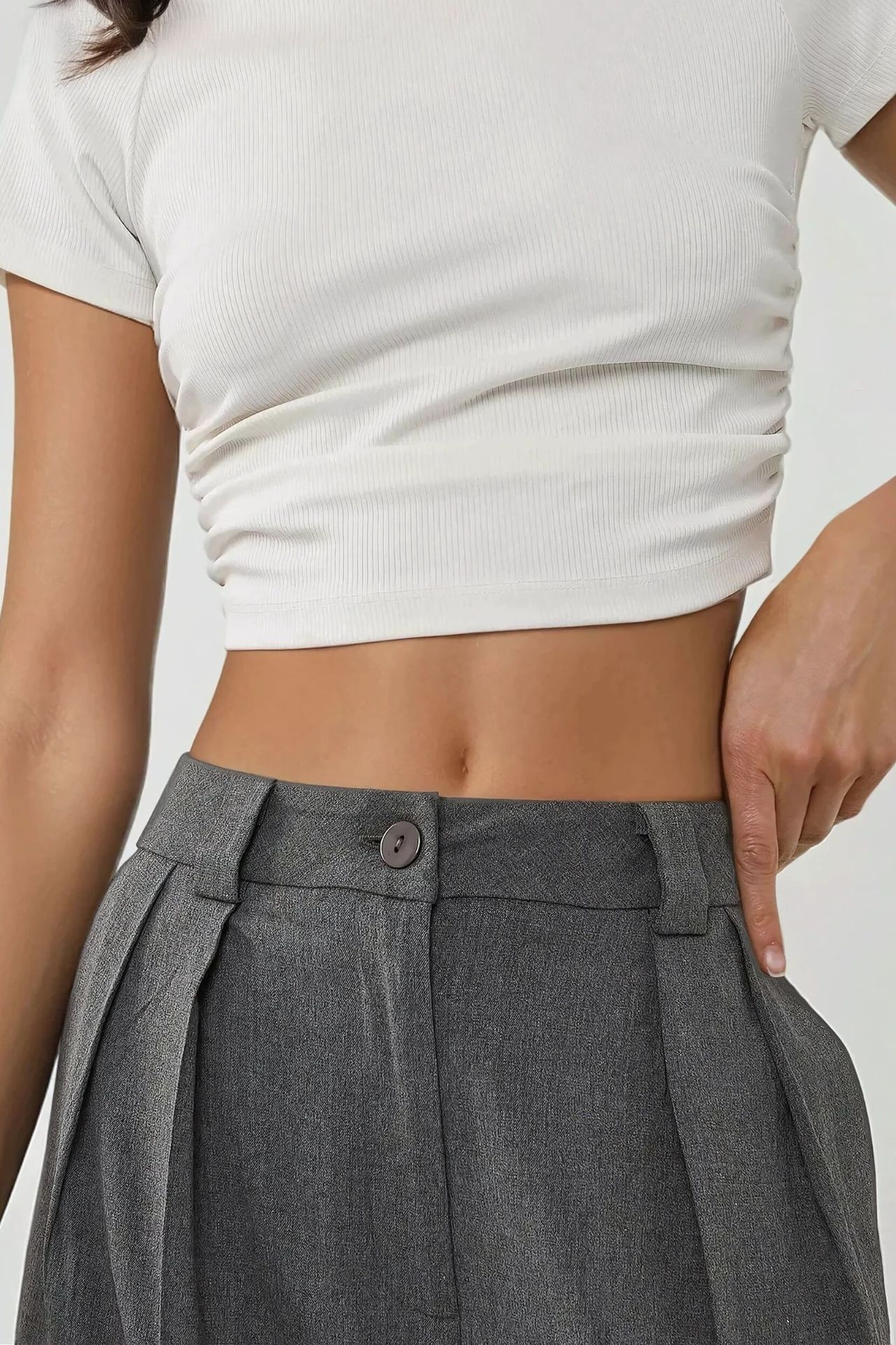 High Waist Palazzo Wide Leg Pants