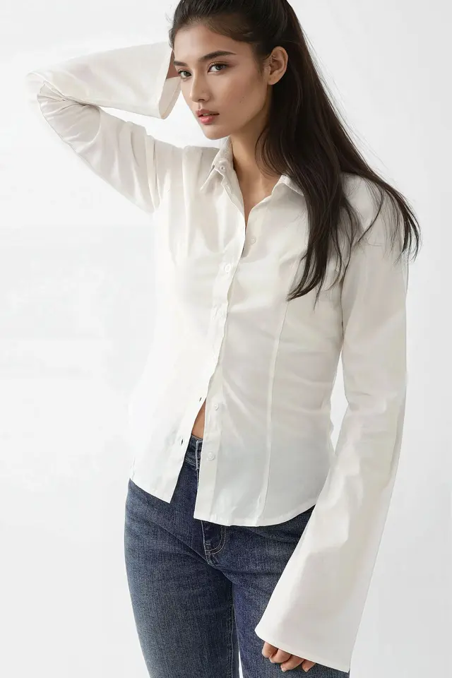 Fitted Long Sleeve Shirt 