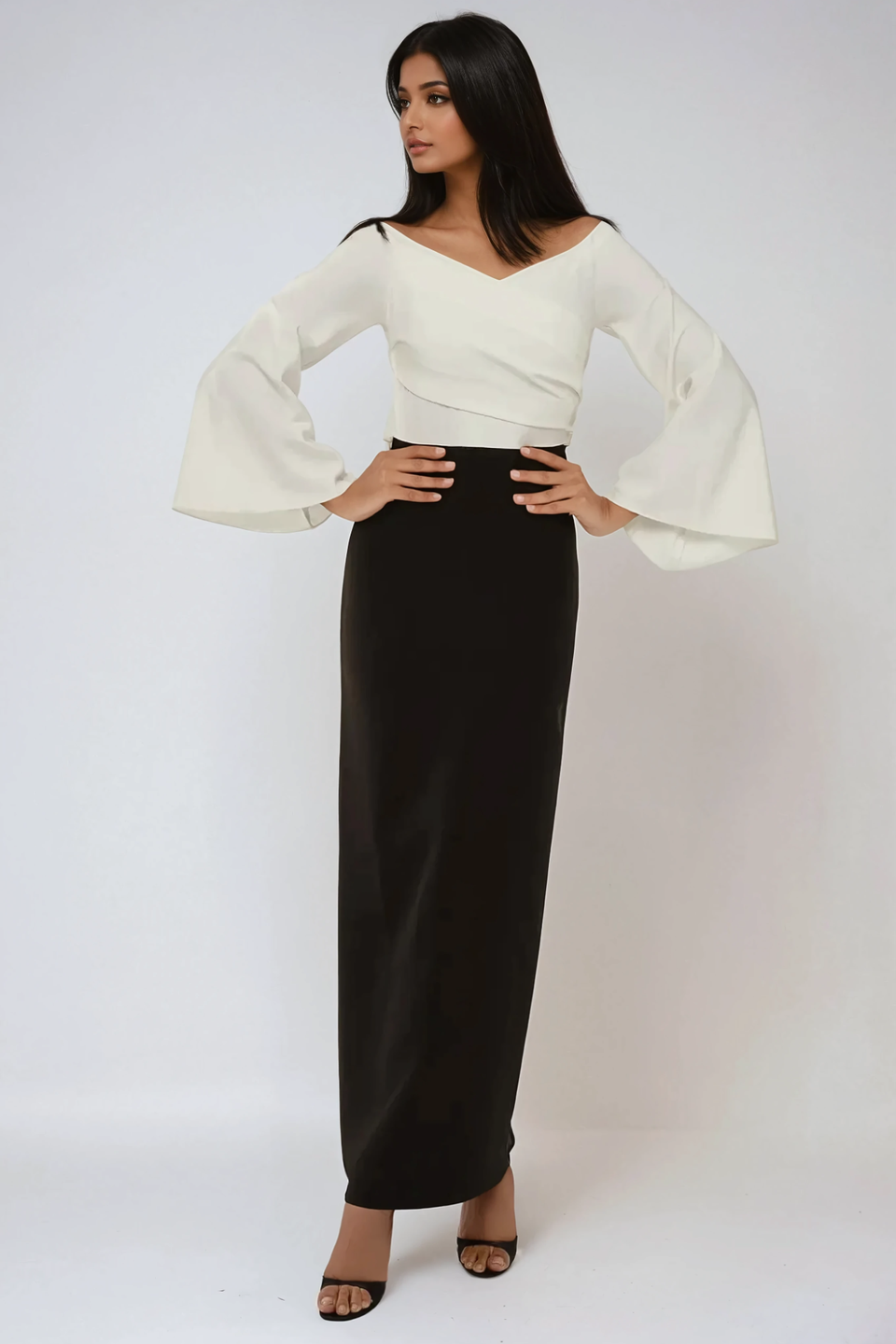 Elegant Exclusive Tailored Maxi Dress 