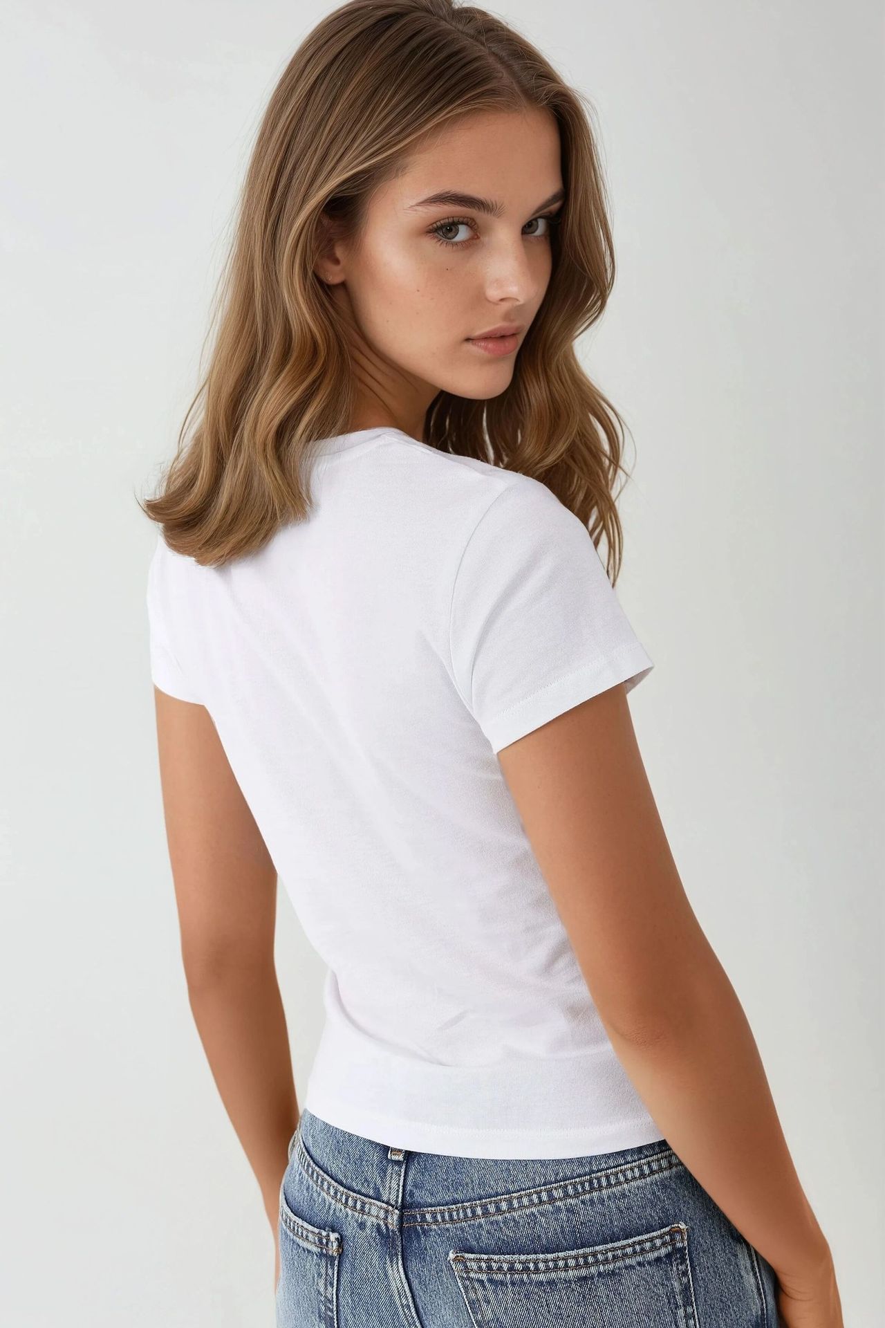 Slim Fit Printed Crew Neck T-Shirt