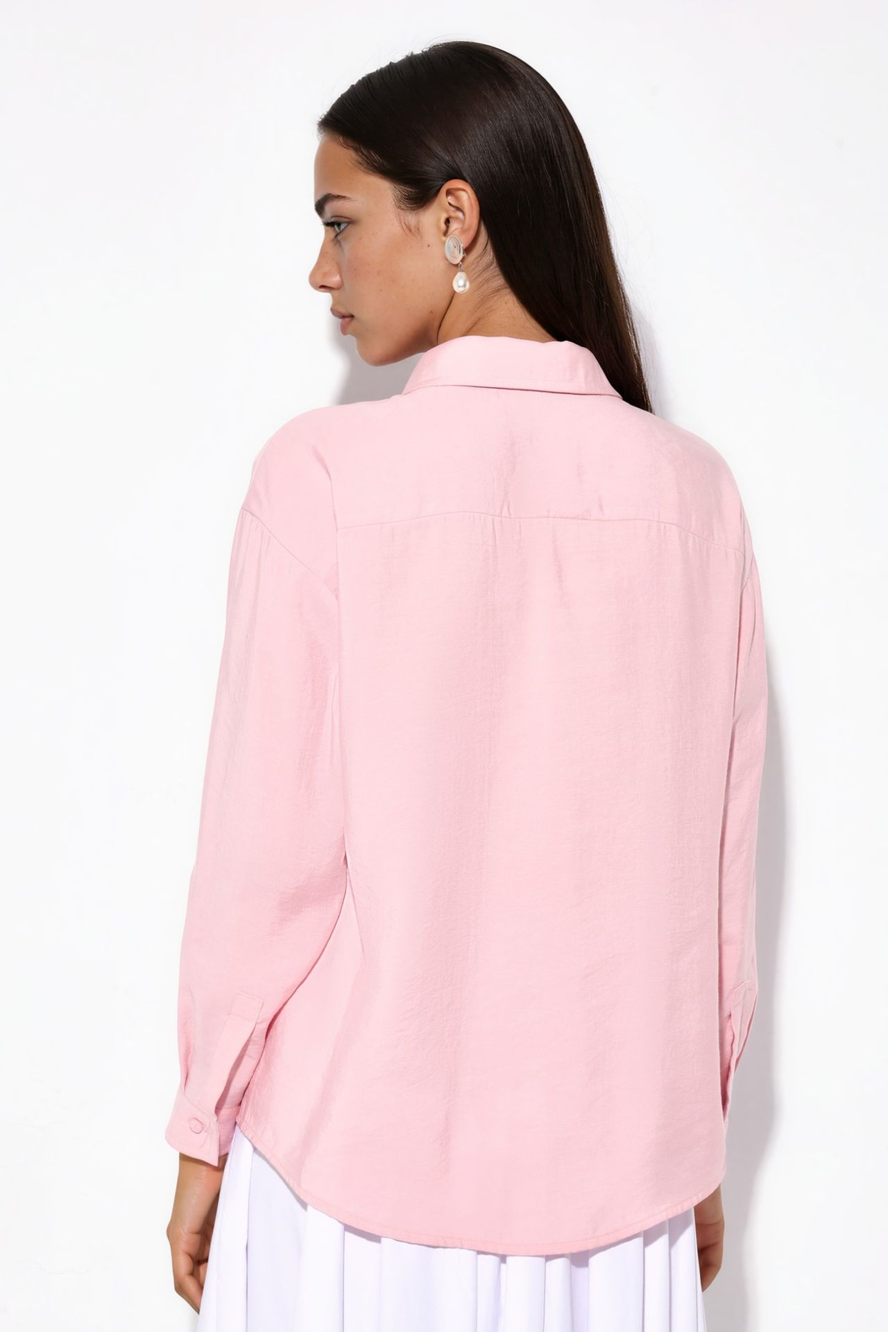 Oversized Modal-Viscose Blend Shirt 3