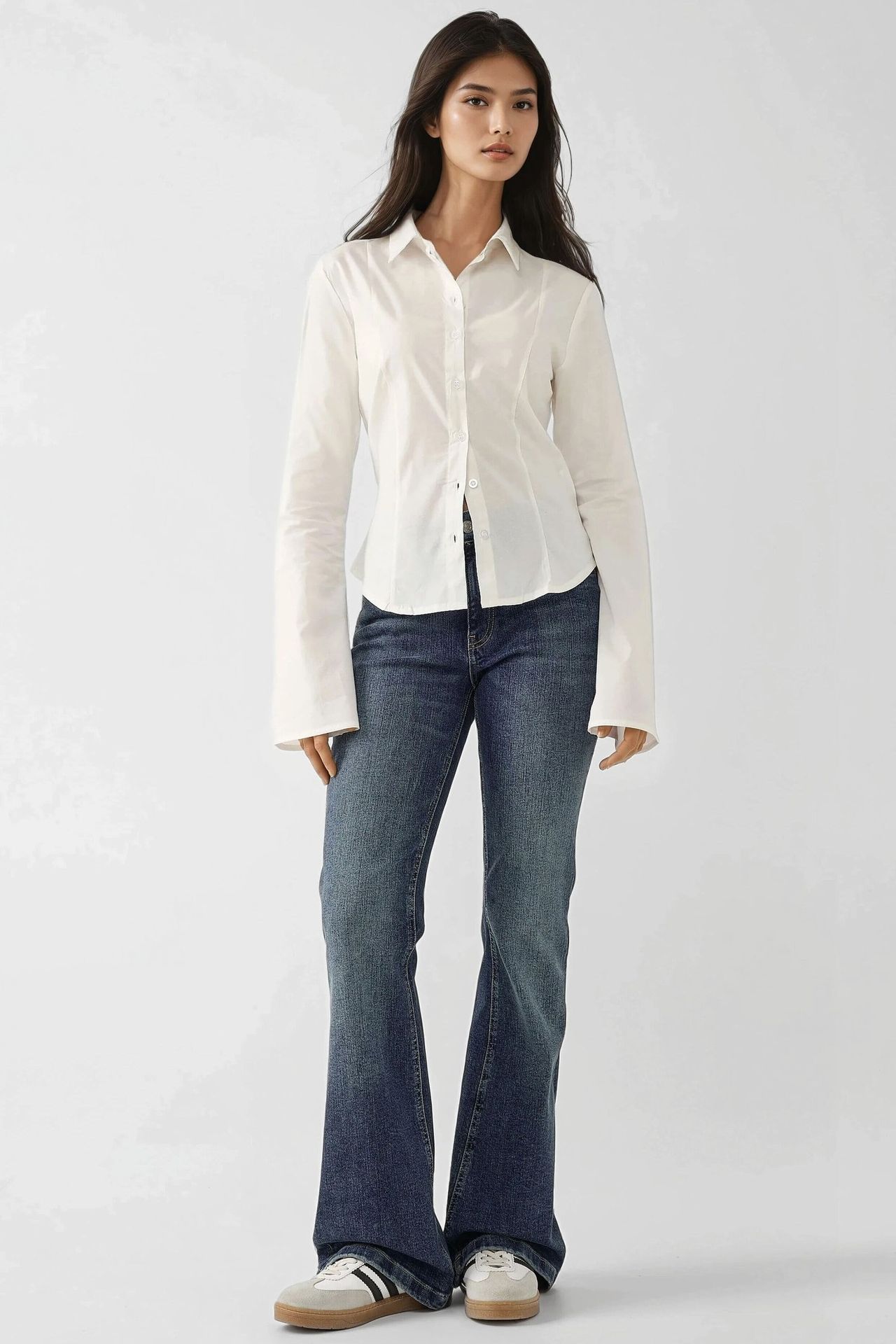 Fitted Long Sleeve Shirt 
