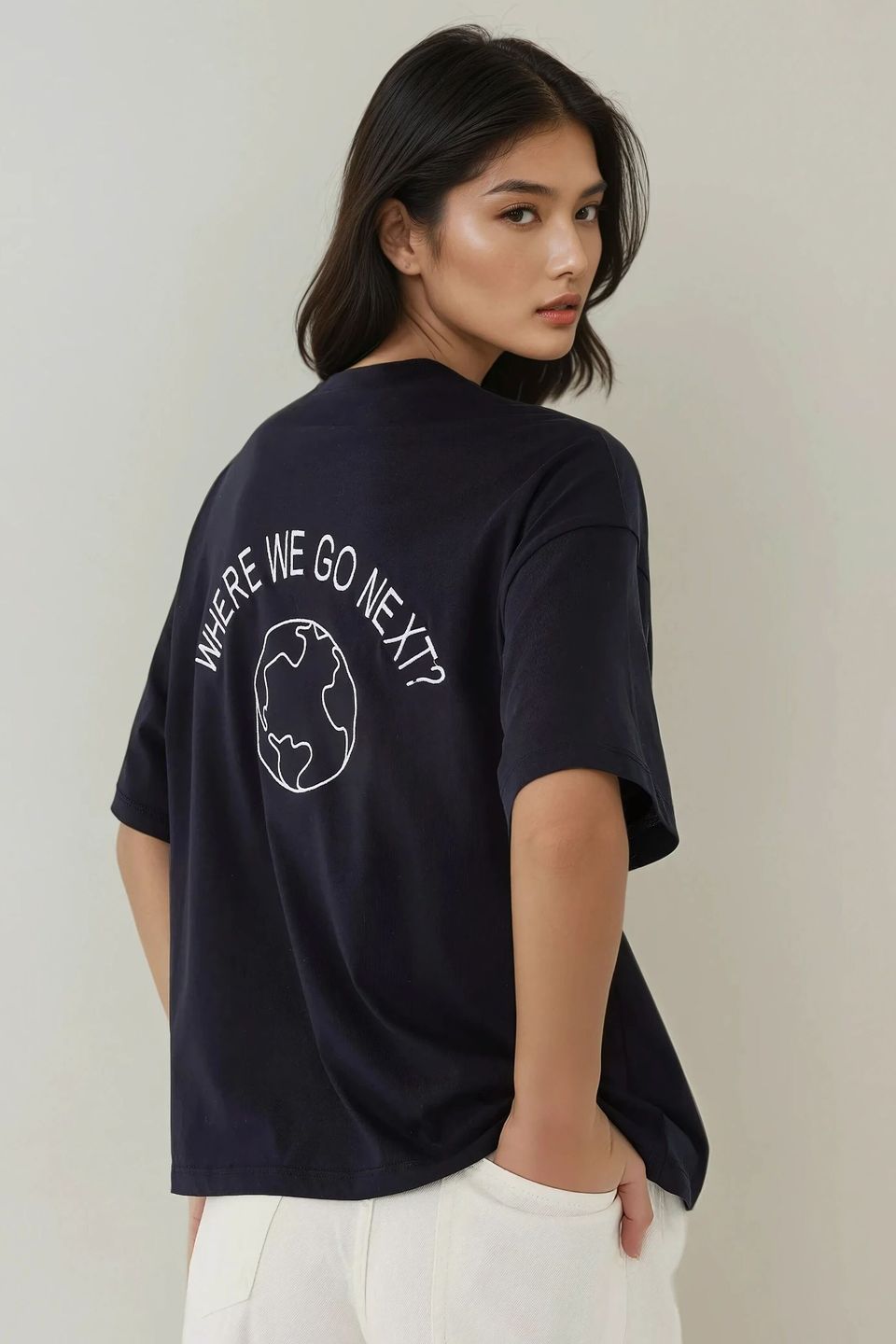 Back Printed  T-Shirt
