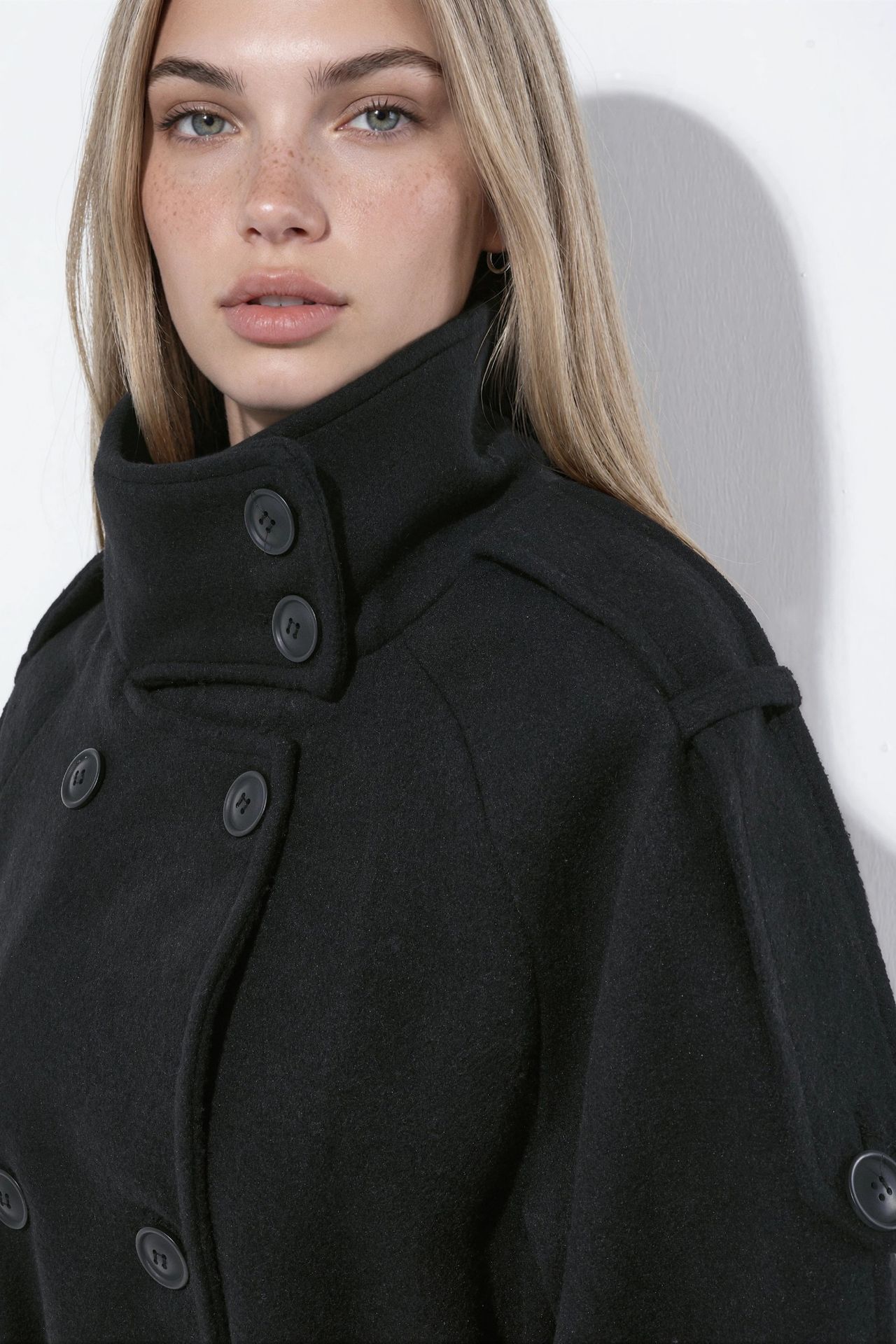 Stand Collar Trench Jacket 5