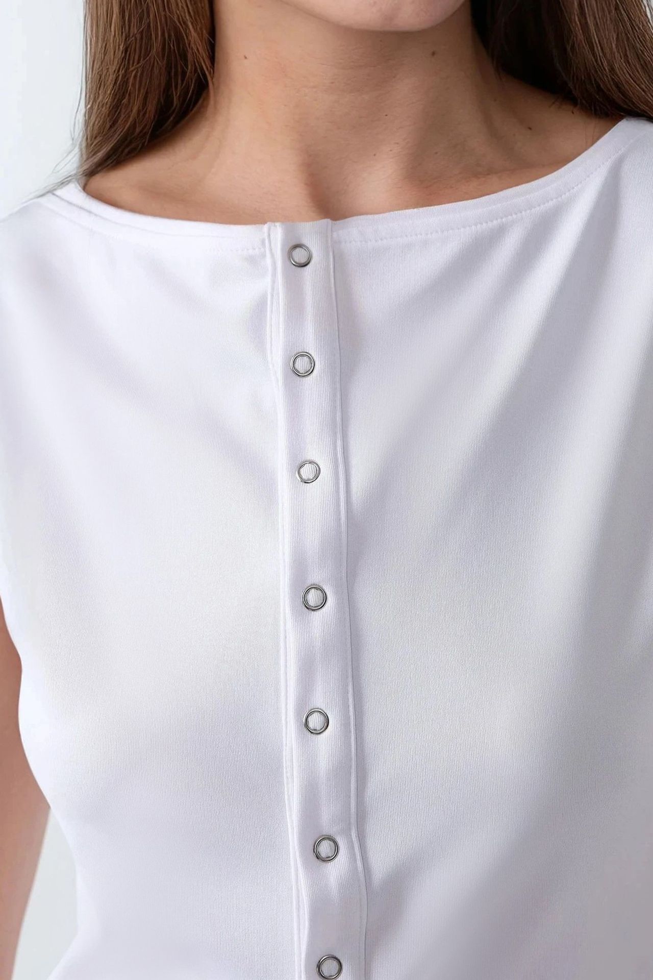 Slim Fit Crew Neck Knitted Waistcoat